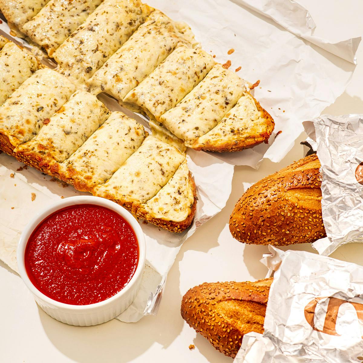GIANT Loaded Cheesy Garlic Bread Kit - 4 Pack by Chef Christian Petroni - Alternate image 5