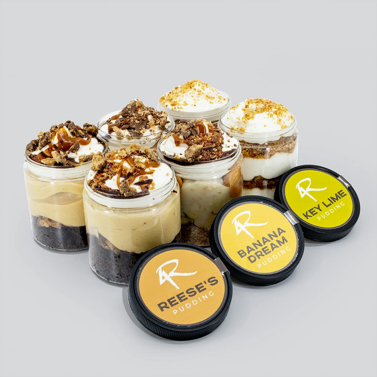 Pudding Jar Sampler - 6 Pack by 4 Rivers Smokehouse