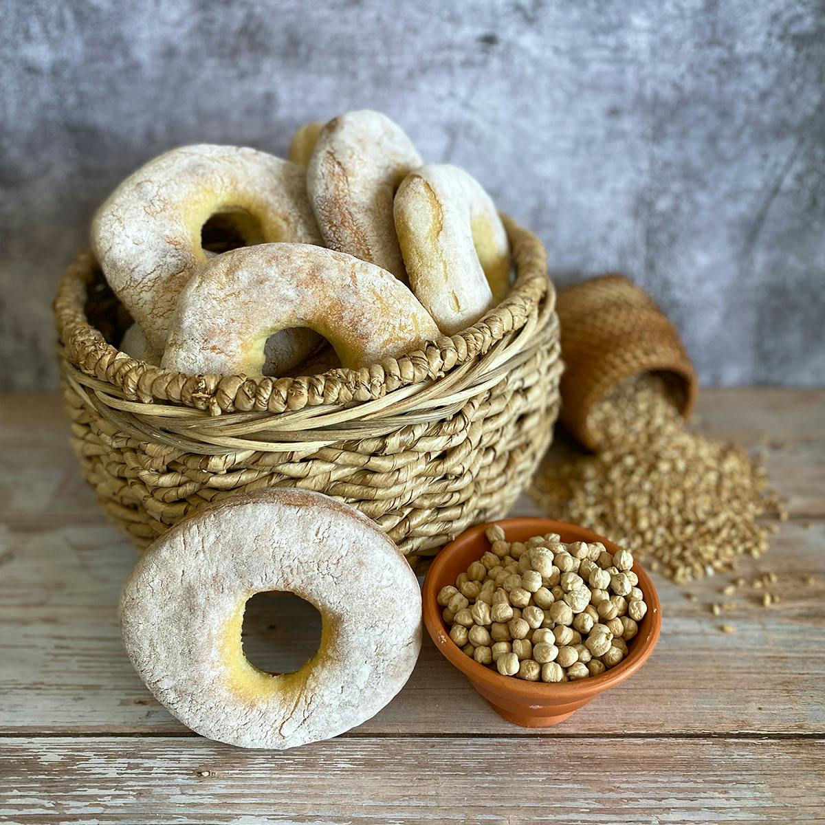 "Lomentum Ciambella" Chickpea Biscuits - 10 Pack by Pistrinum by Tavola Mediterranea