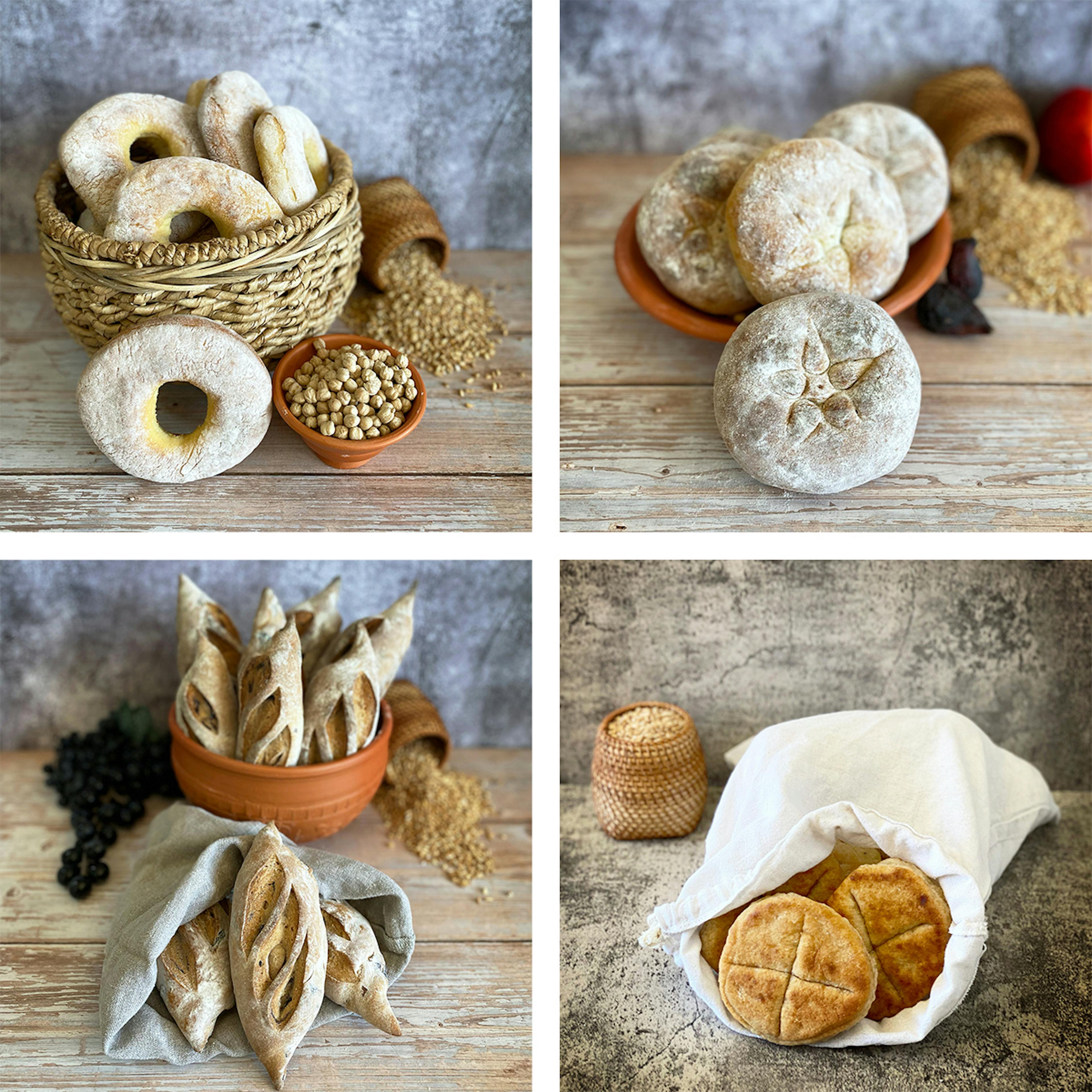 Vegan Ancient Roman Bread & Biscuits - Choose Your Own 10 Pack by Pistrinum by Tavola Mediterranea
