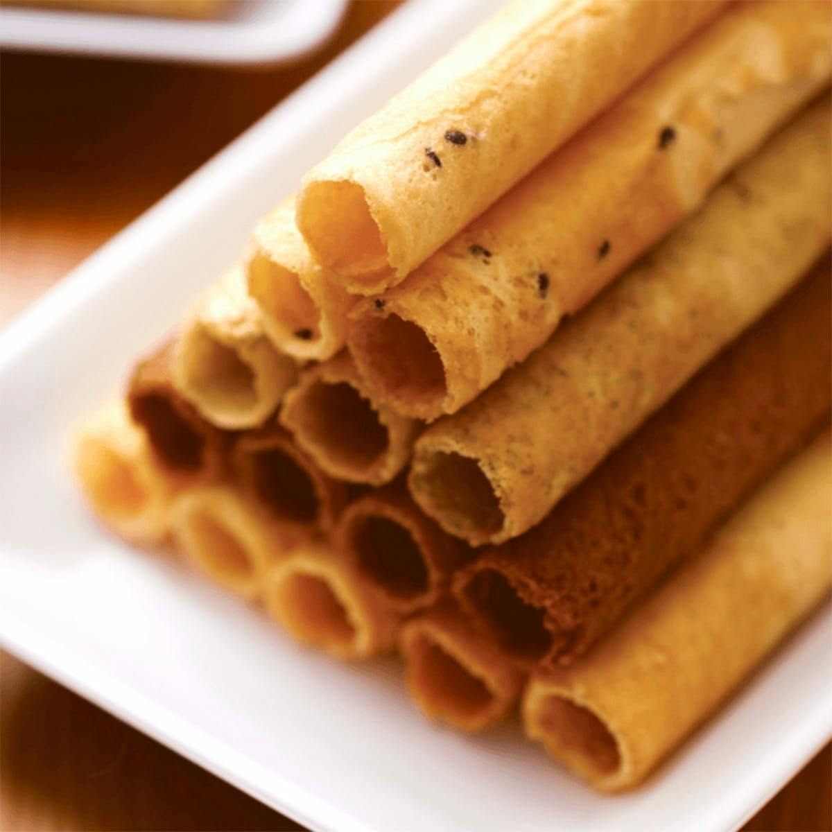 Assorted Crispy Eggroll Cookies - 9 Pack by Kee Wah Bakery