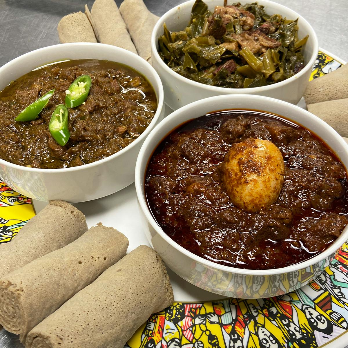 Ethiopian BBQ Sampler for 4-6 by Smoke'N Ash BBQ - Alternate image 1