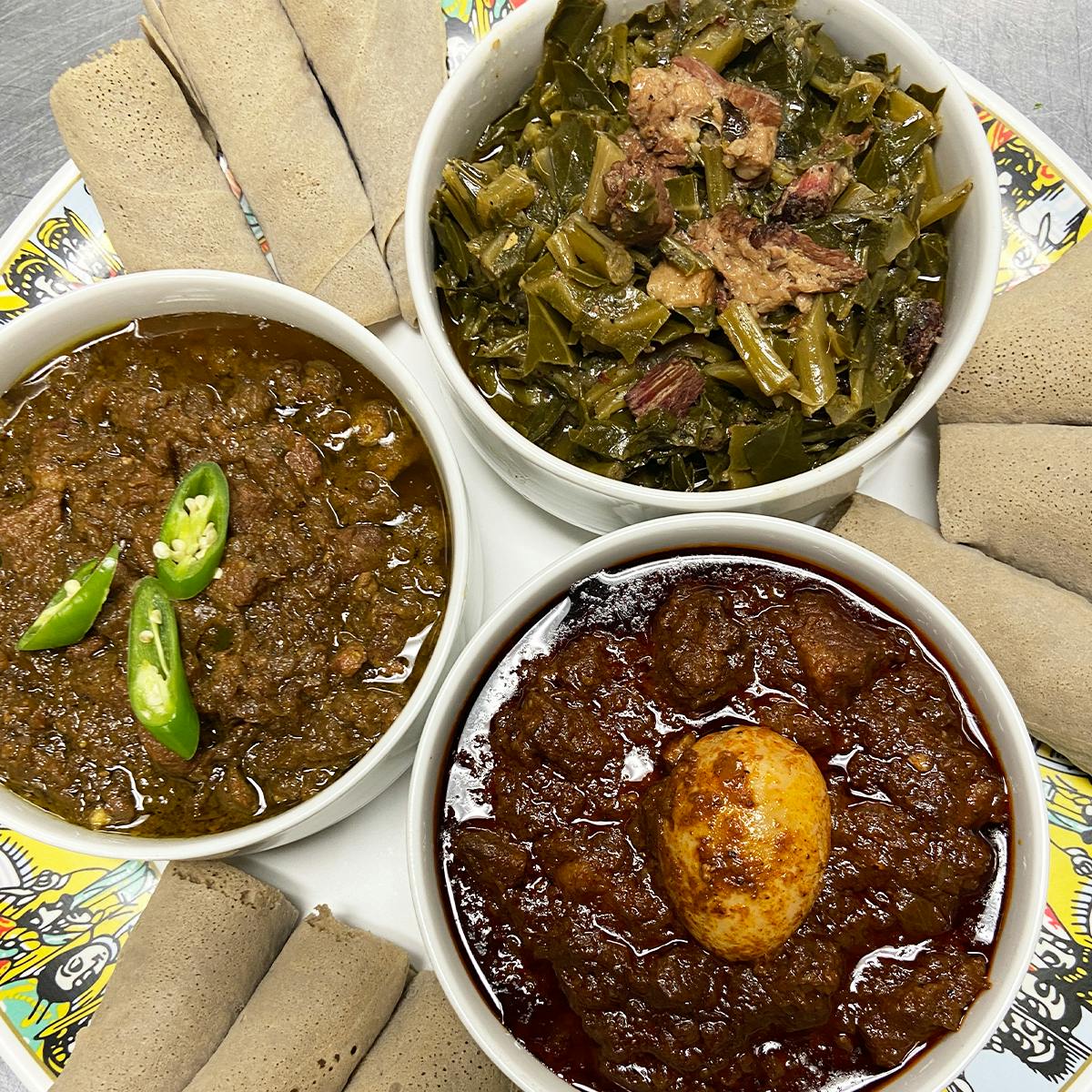 Ethiopian BBQ Sampler for 4-6 by Smoke'N Ash BBQ