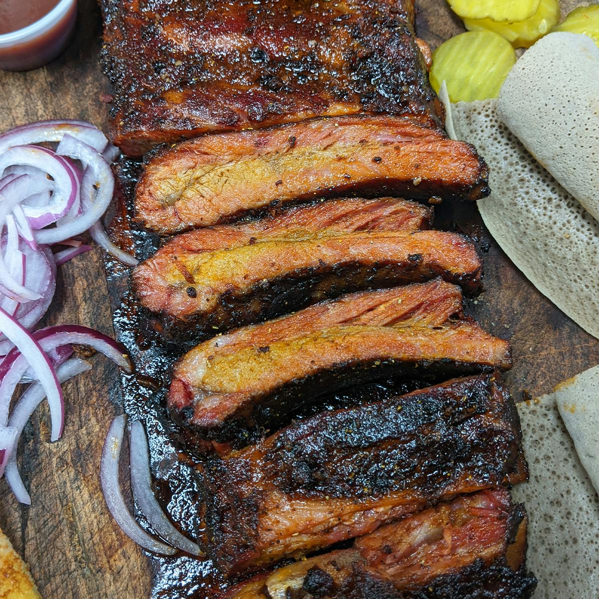 Tex-Ethiopian Ribs - 2 Racks by Smoke'N Ash BBQ