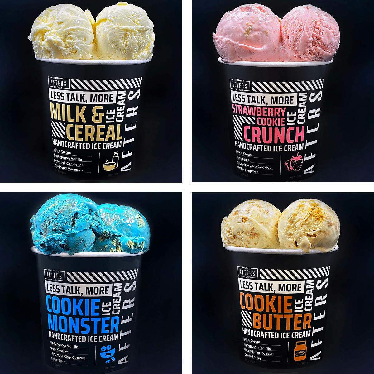 Ice Cream Best Seller - 4 Pack by Afters Ice Cream