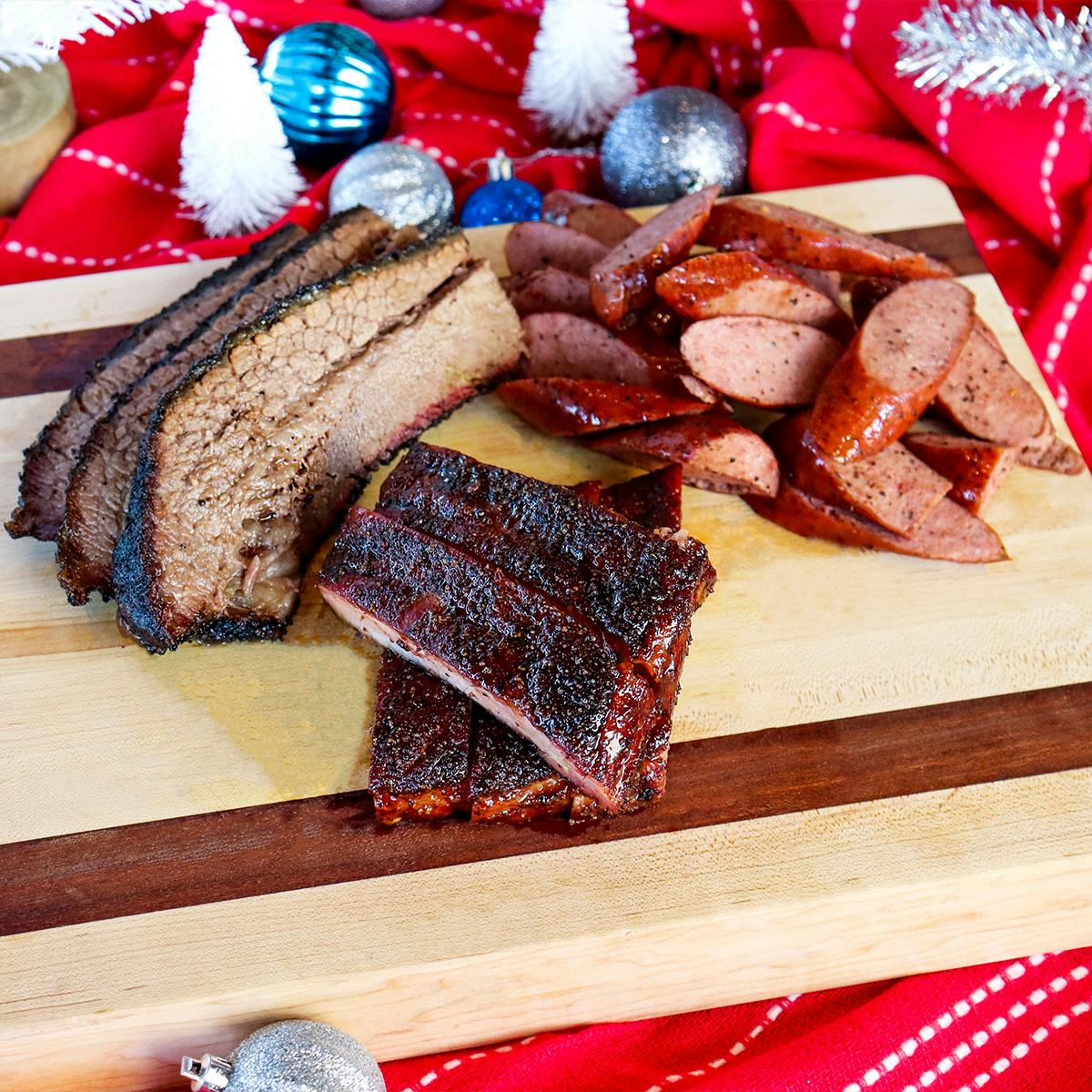 Ribs + Brisket + Sausage for 6-8 by Feges BBQ - Alternate image 1