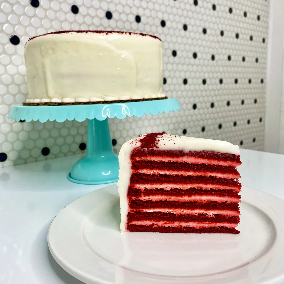 Debbie Does Doberge - Red Velvet Doberge Cake
