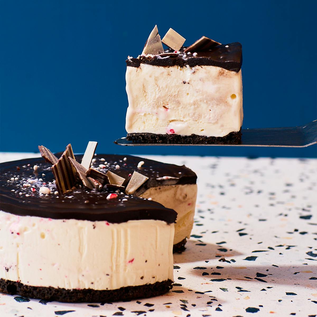 Chocolate Peppermint Ice Cream Cake