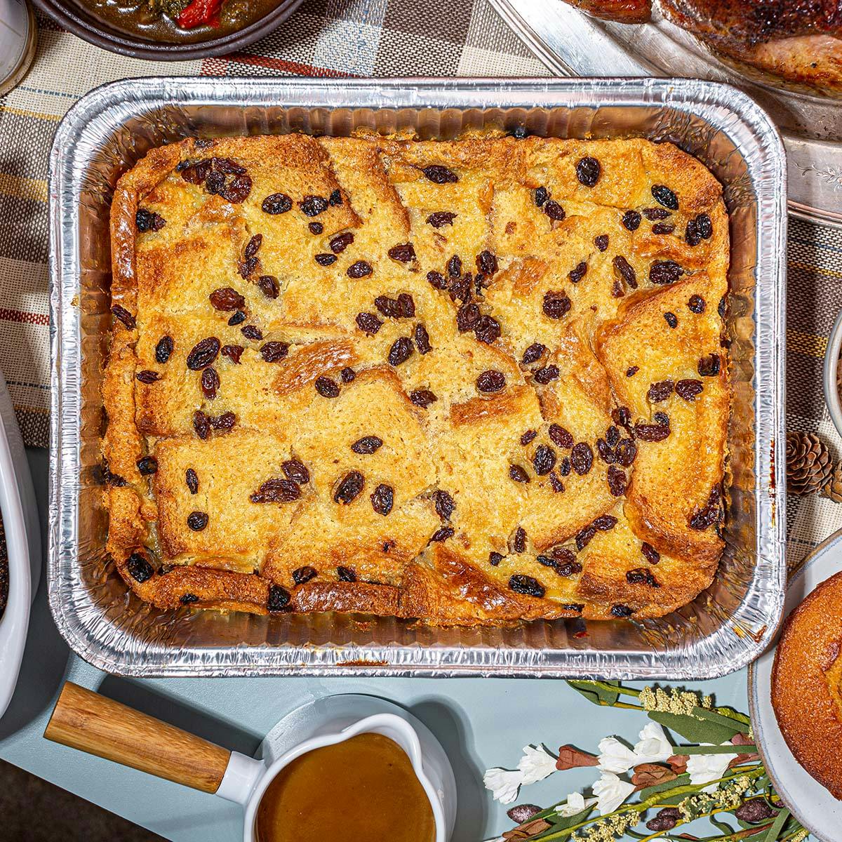 Rum Raisin Bread Pudding for 10-12 by Feges BBQ - Alternate image 1