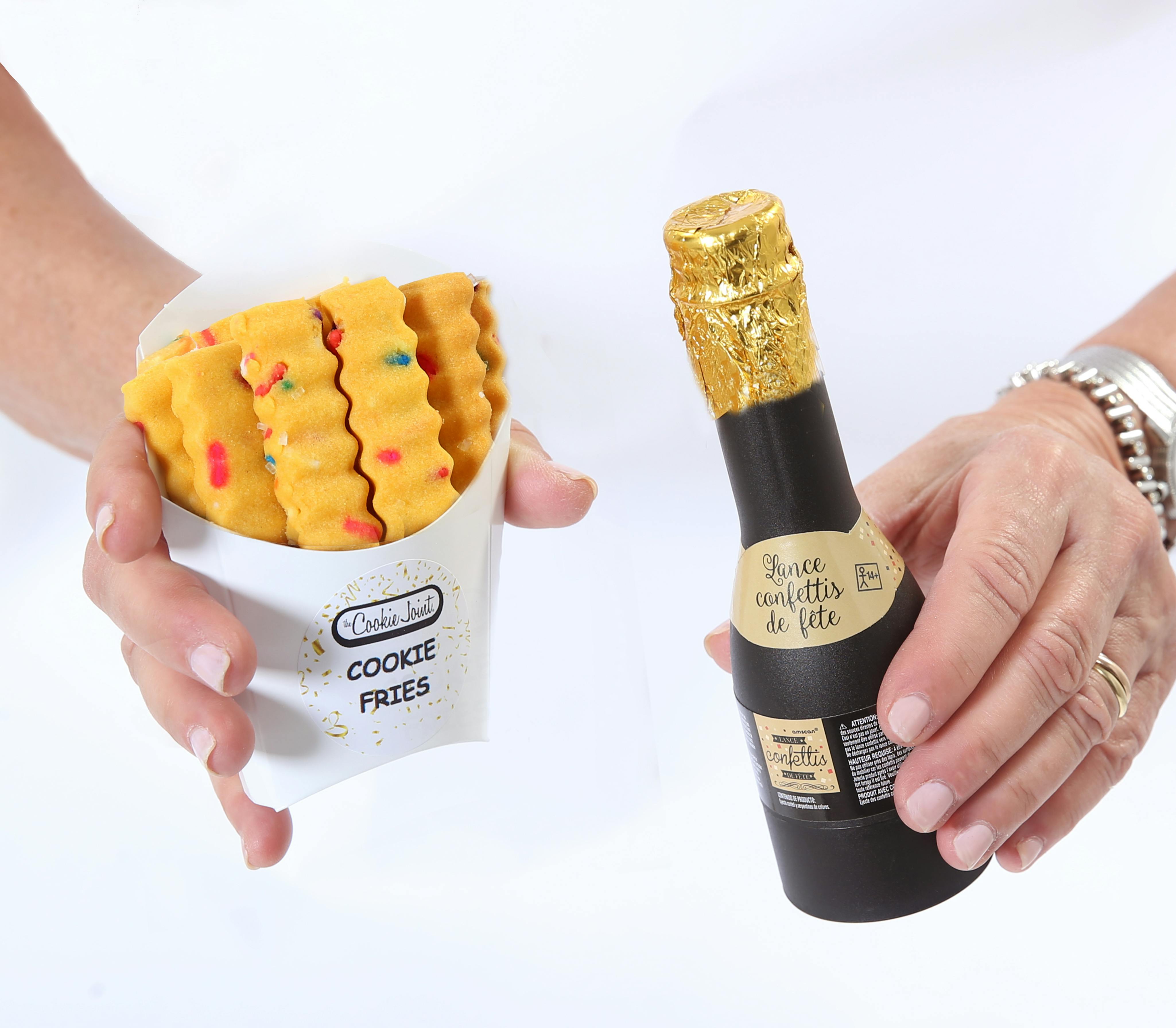 Celebration Cookie Fries Gift Basket - 8 Cartons by The Cookie Joint - Alternate image 2