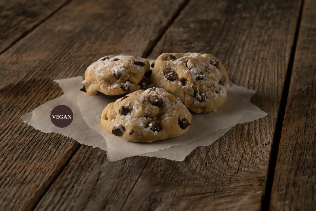 Signature Vegan Chocolate Chip Cookie Dozen by Monica's Gourmet Cookies