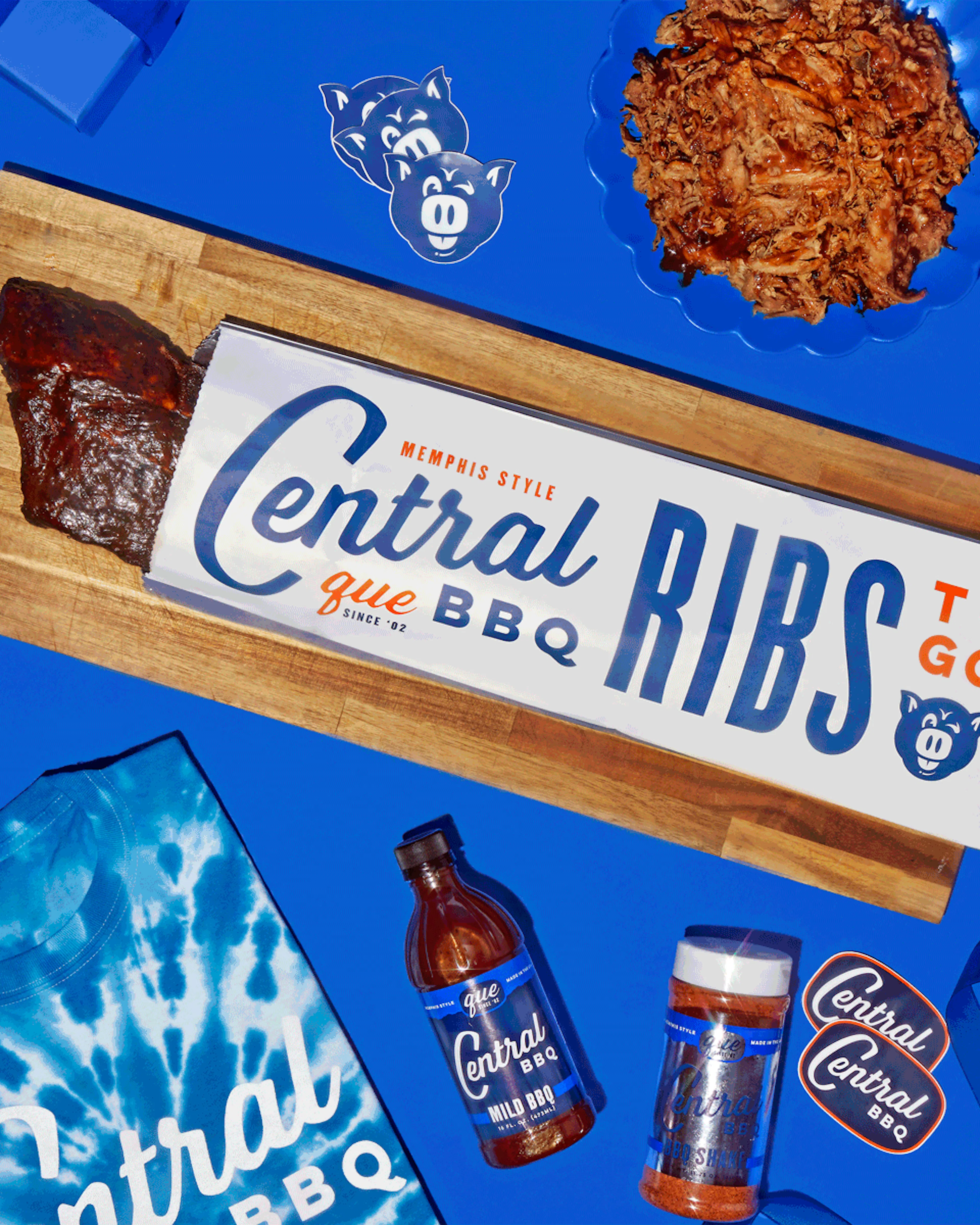 Ribs & Pulled Pork Dinner for 4