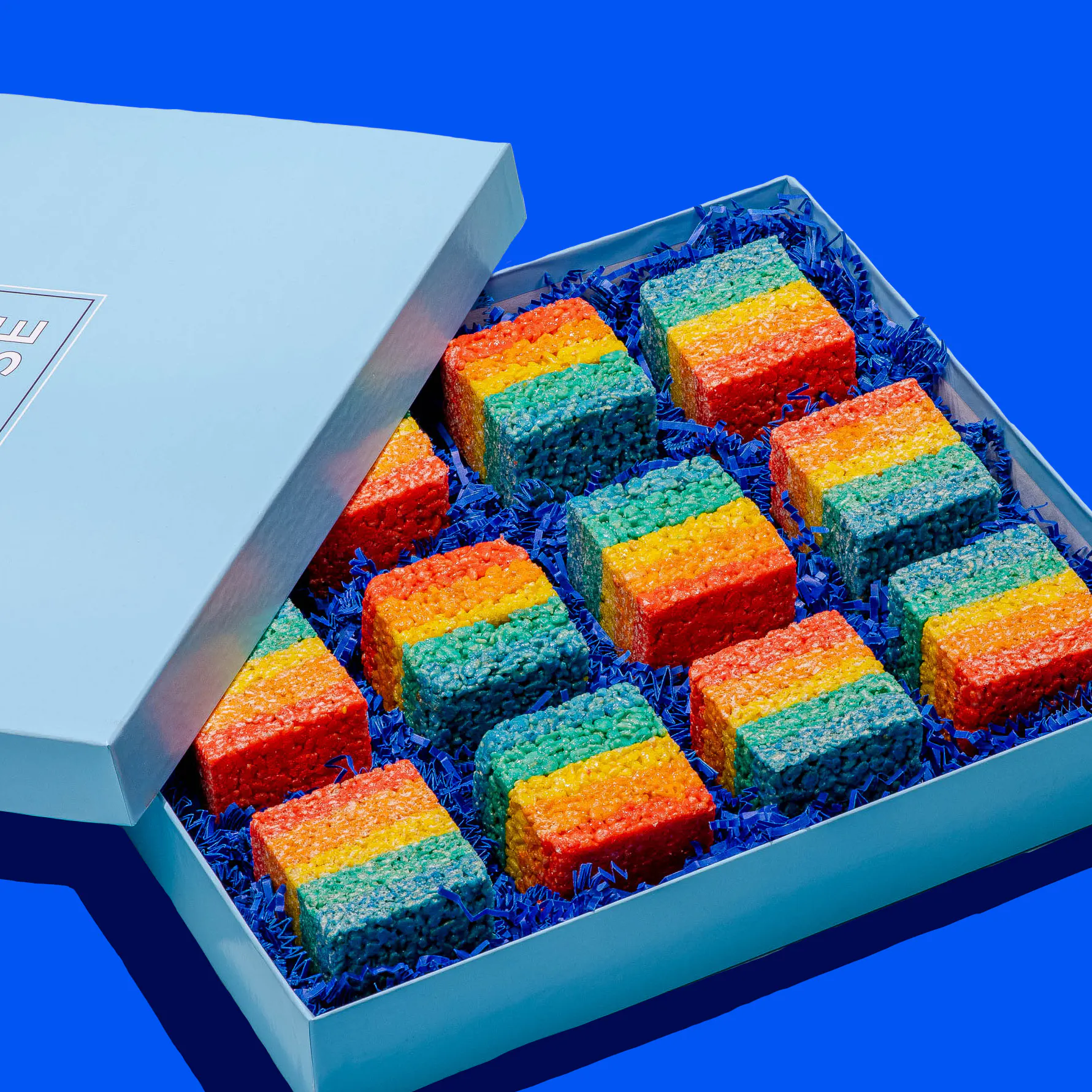 Treat House - Rainbow Rice Krispie Treats - 12 Pack