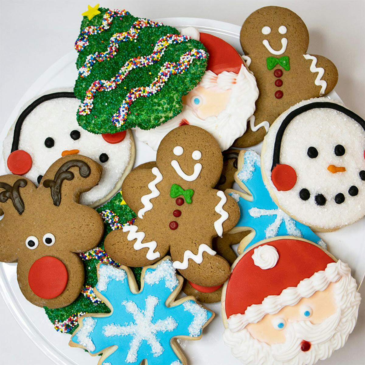 Christmas Fondant Cookies - 12 Pack by Carlo's Bakery
