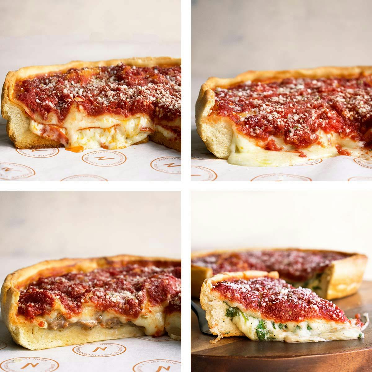 Chicago Stuffed Pizza - Choose Your Own 4 Pack by Nancy's Pizza