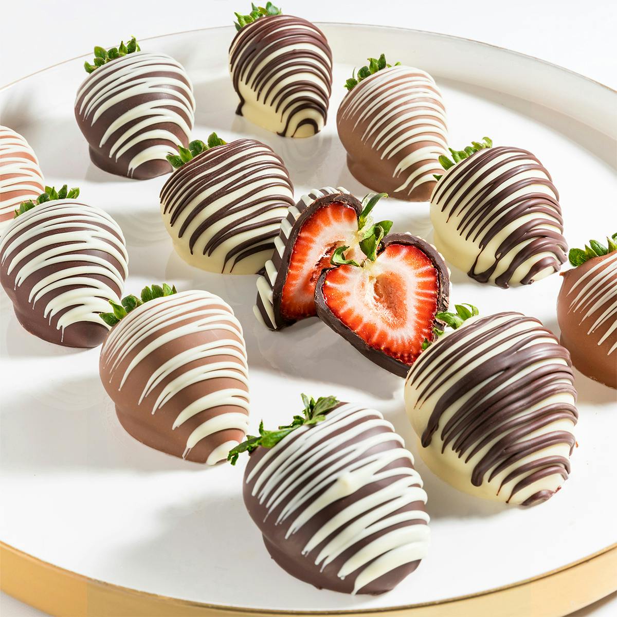 Classic Belgian Chocolate Covered Strawberries