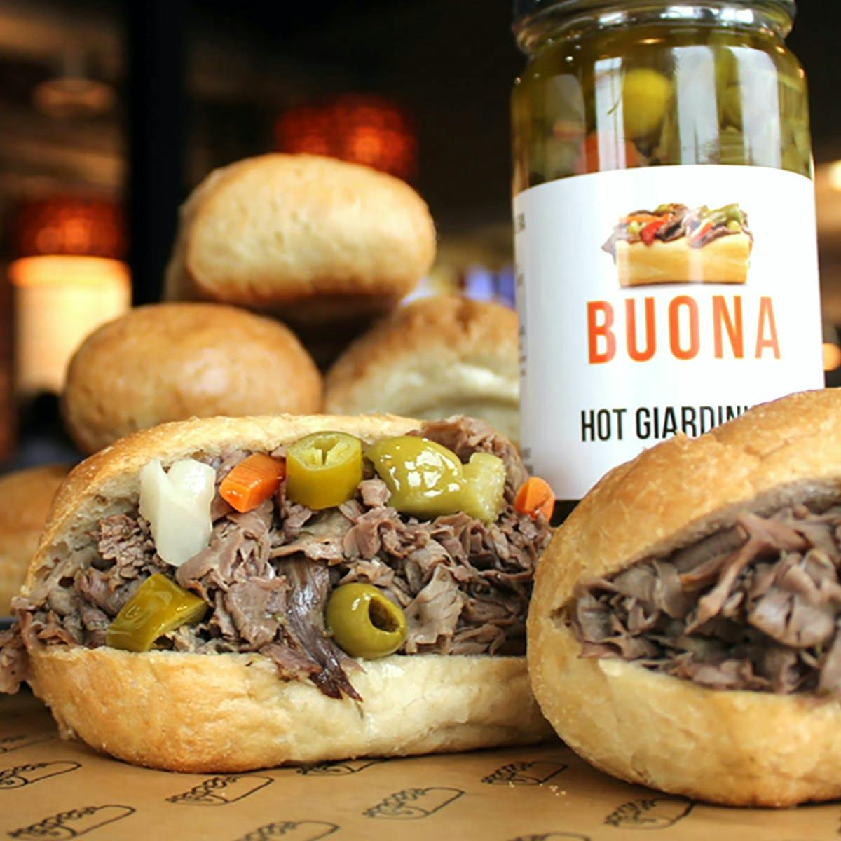 Italian Beef & Gravy - 3.5 lbs. by Buona Italian Beef - Alternate image 3