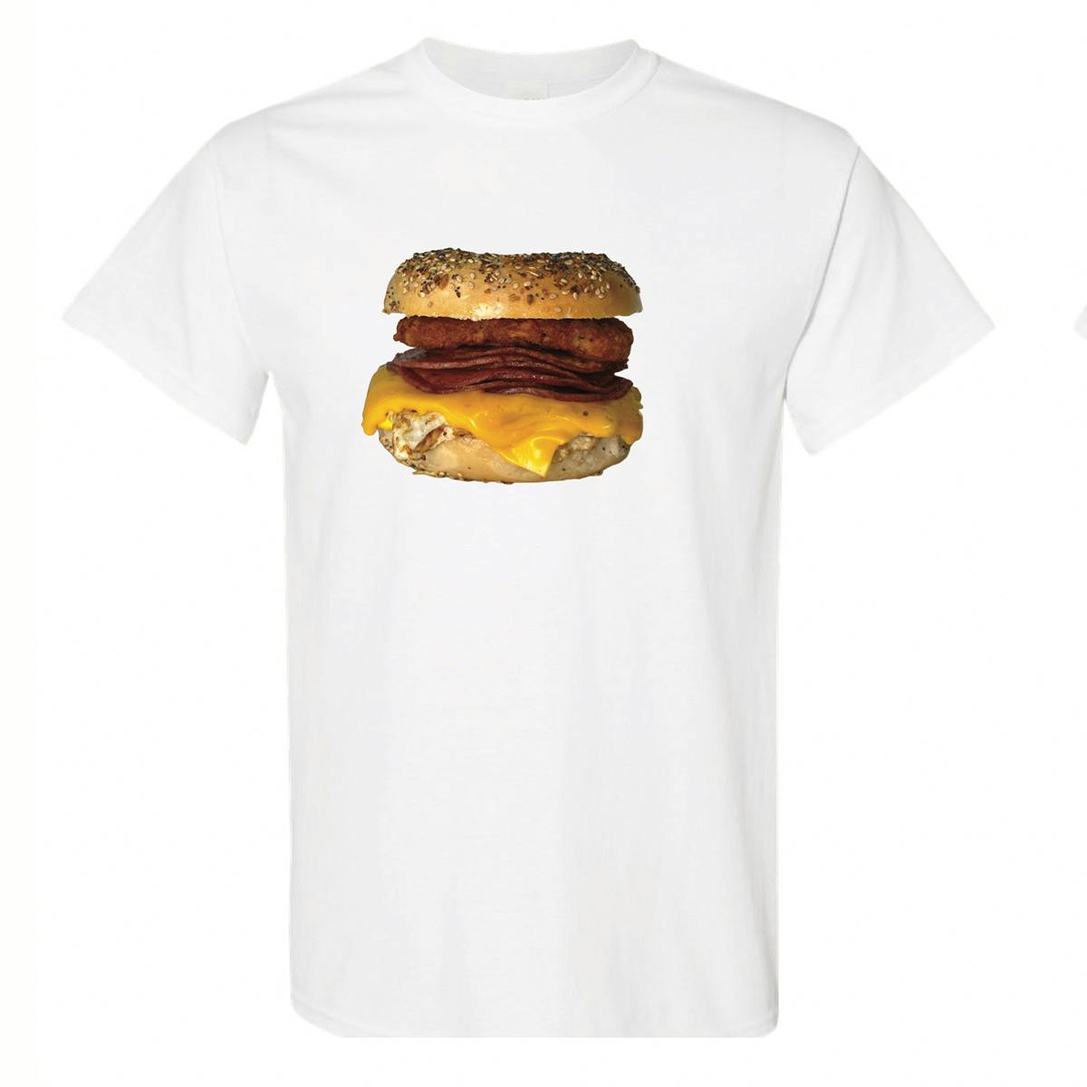 Porkroll Egg & Cheese T-Shirt by The Bagel Nook - Alternate image 2