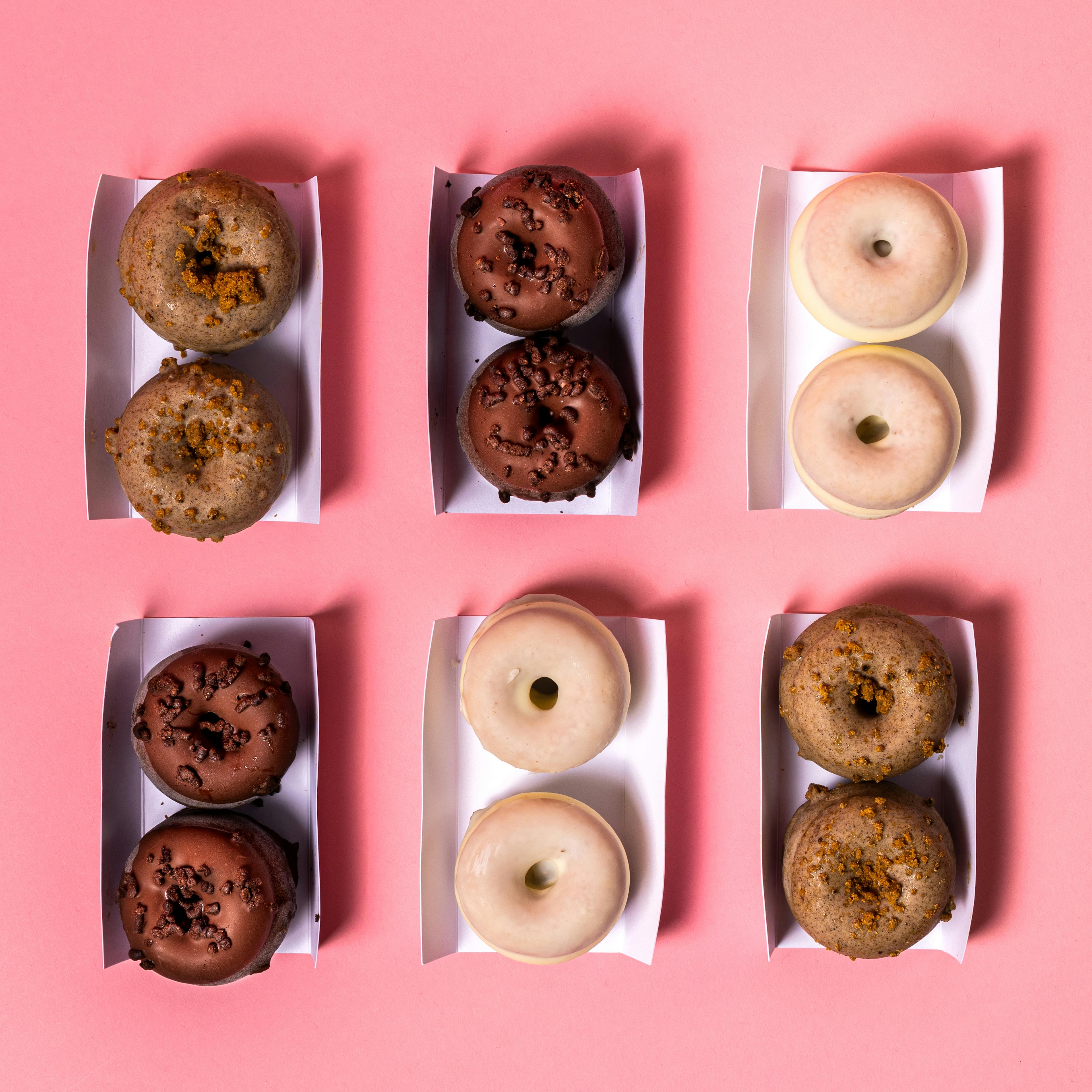 Mini "Wonder Wheel" Cake Doughnut Ice Cream Sandwiches - Choose Your Own 12 Pack by Doughnut Plant - Alternate image 2