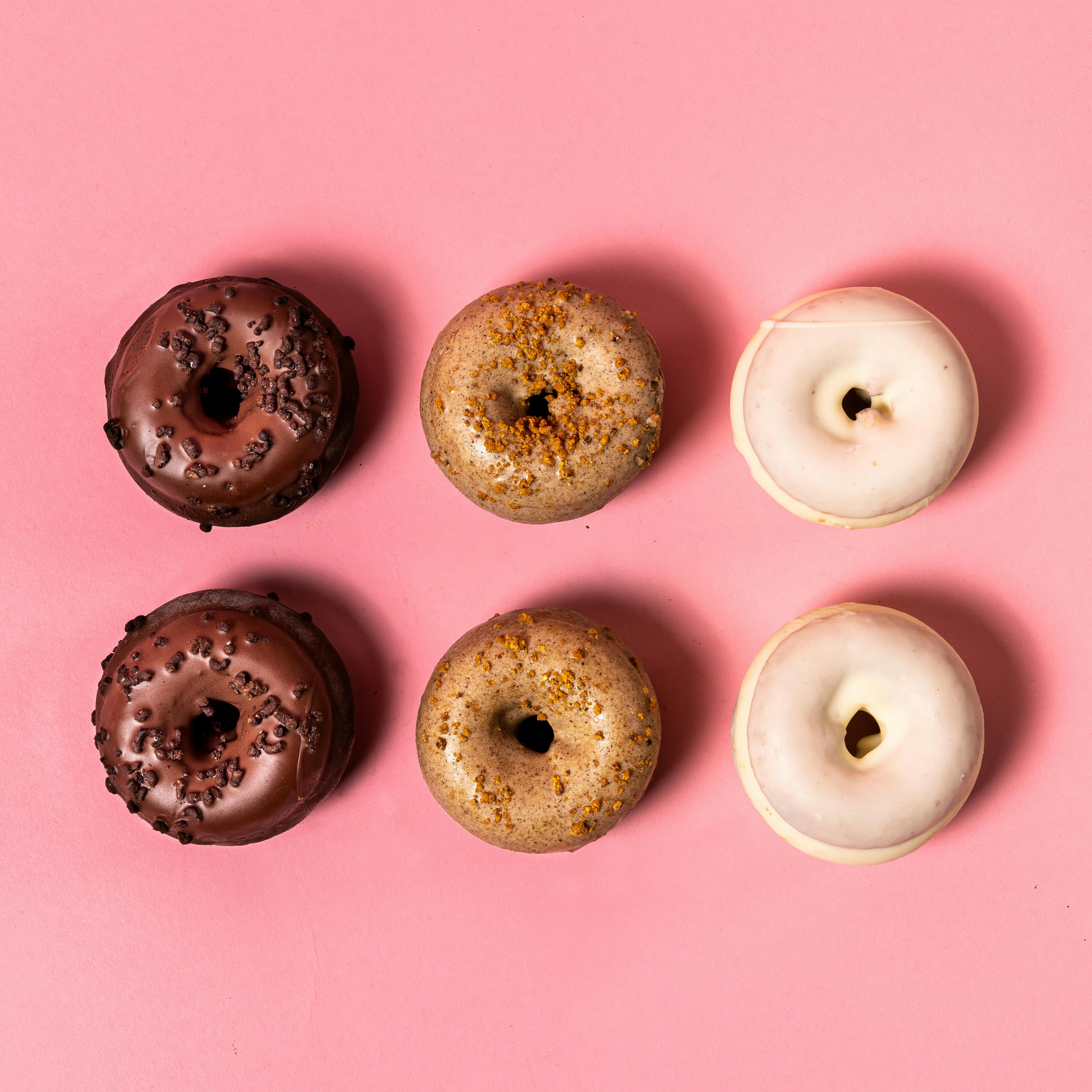 "Wonder Wheel" Cake Doughnut Ice Cream Sandwiches - Choose Your Own 6 Pack by Doughnut Plant - Alternate image 1