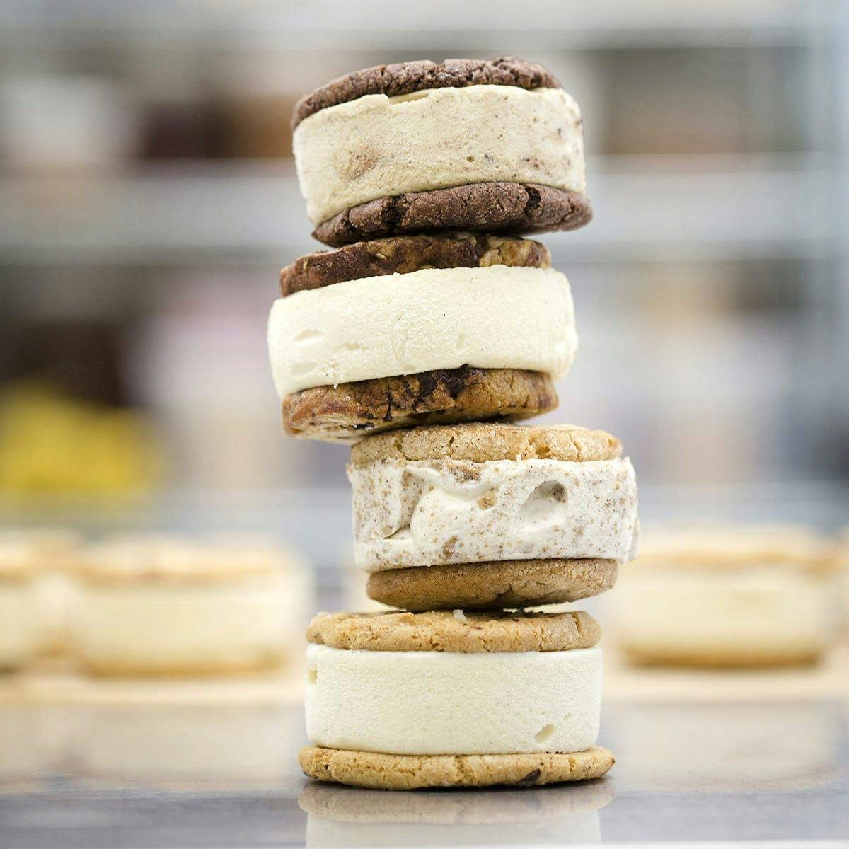 Choose Your Own Organic Ice Cream Sandwiches - 6 Pack by Revival Ice Cream
