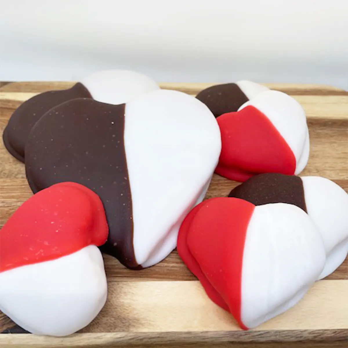 Valentine's Day Black & White Cookies - Dozen by Kossar's Bagels & Bialys