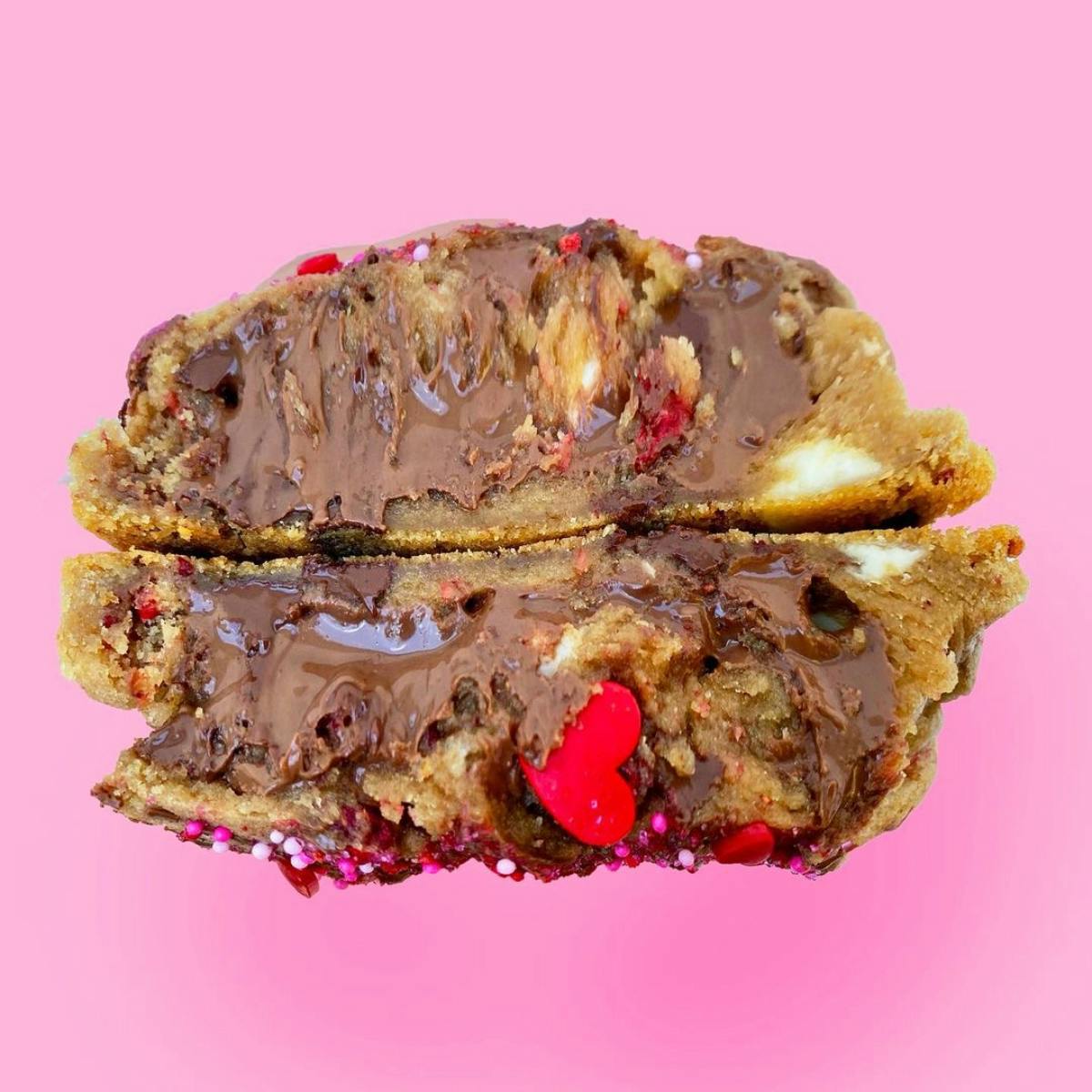 "Love Juju" Strawberry Hazelnut Cookies and Schmear - 6 Pack by Cookies and Schmear - Alternate image 1