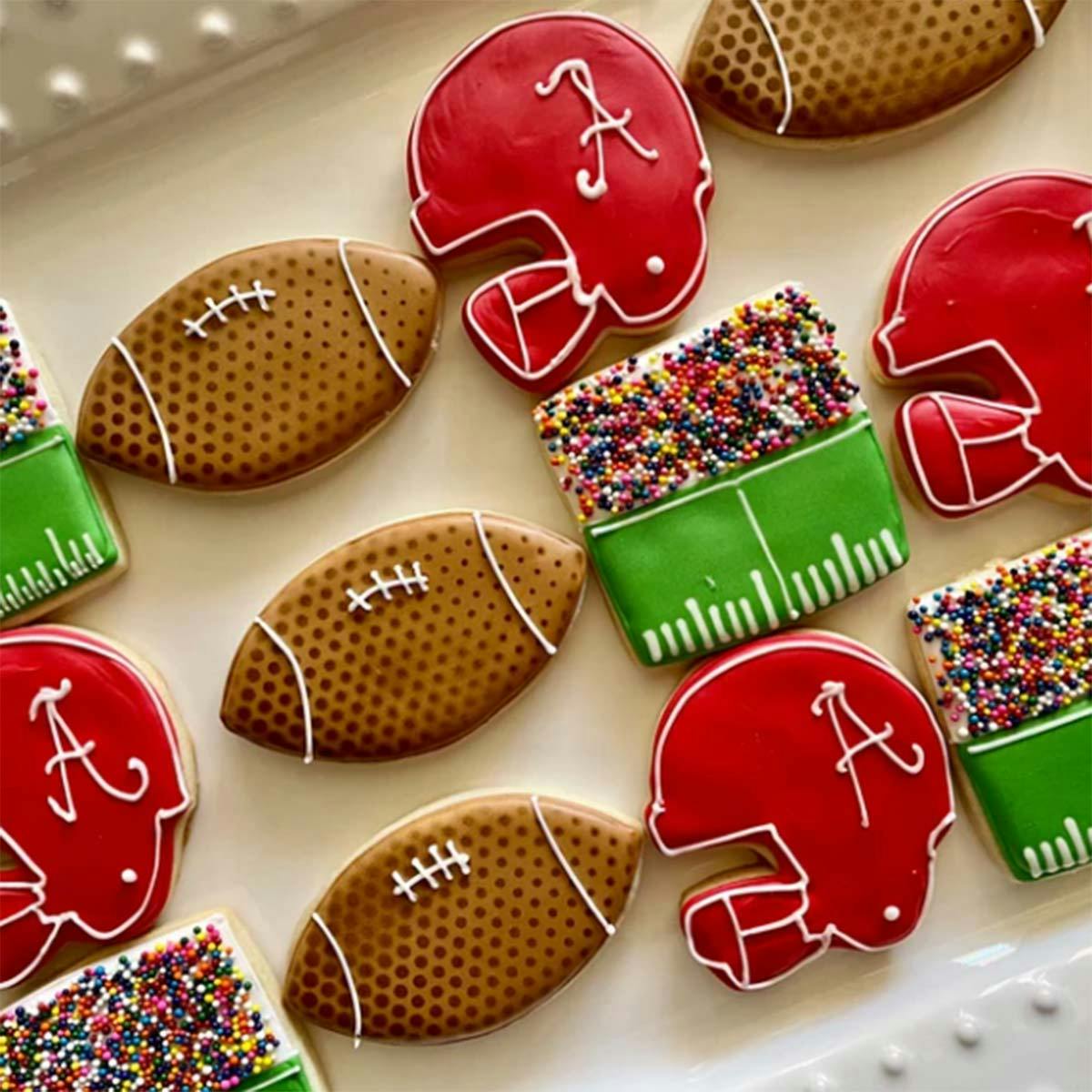 Iced Game Day Cookie Gift Set - 12 Pack by Elegant Desserts