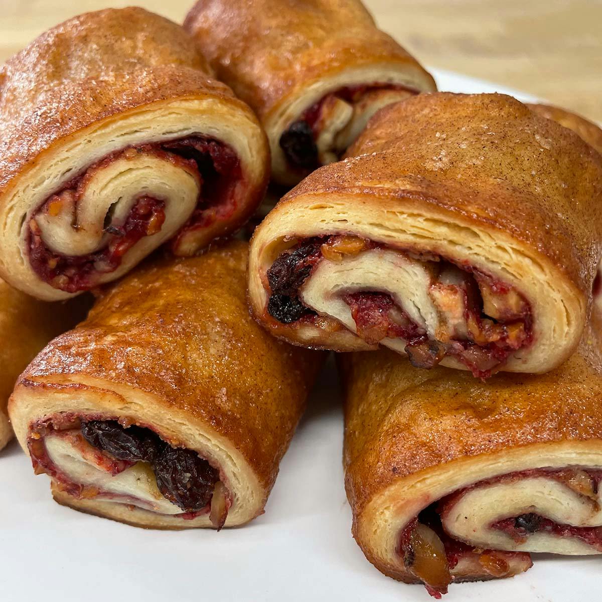 Raspberry Rugelach - 18 Pack by Collegetown Bagels - Alternate image 2