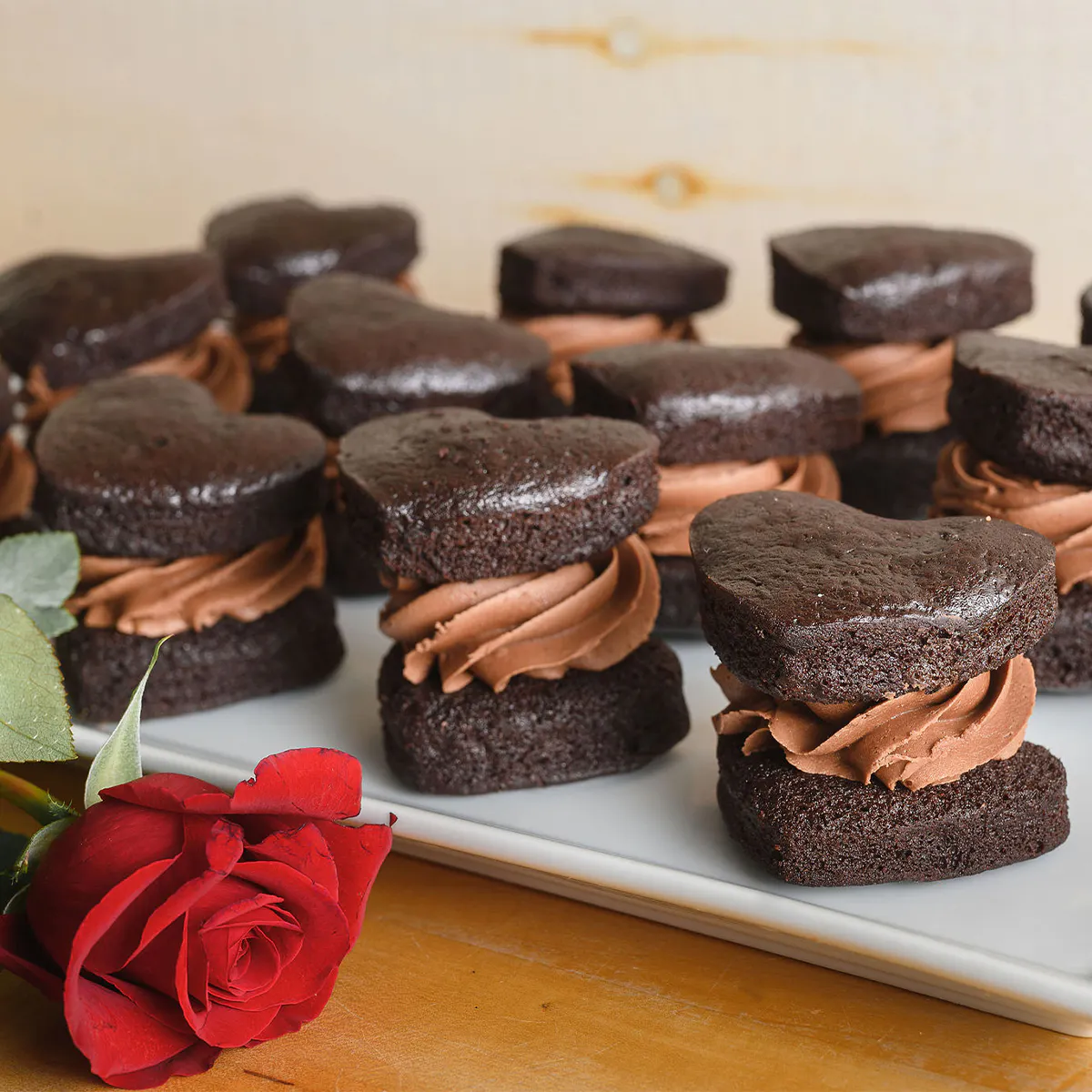 Gluten-Free & Vegan Valentine's Day Double Chocolate Whoopie Pie - 12 Pack by Ocean House Bakery - Alternate image 3