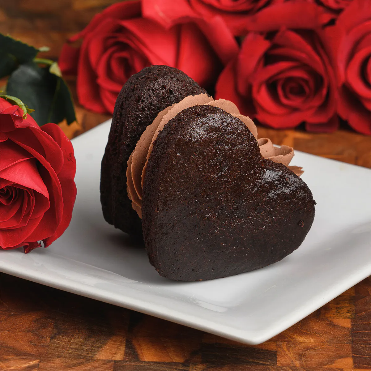 Gluten-Free & Vegan Valentine's Day Double Chocolate Whoopie Pie - 12 Pack by Ocean House Bakery - Alternate image 1