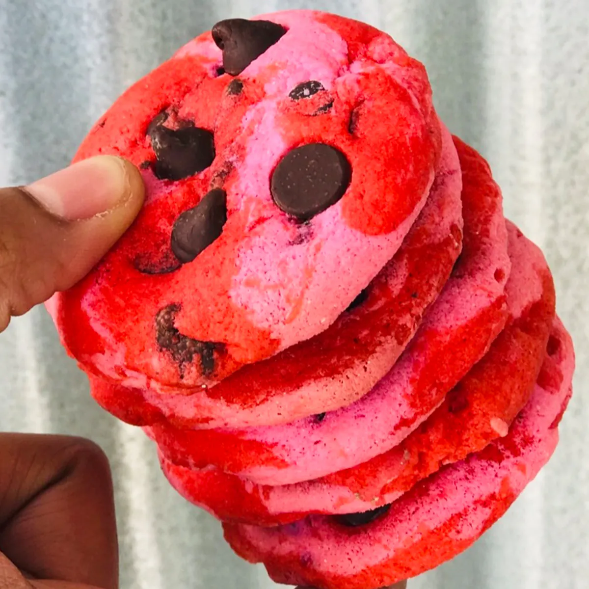 Valentine's Day Chocolate Chip Cookie Gift Tin - 20 Pack by Baked in Color - Alternate image 1