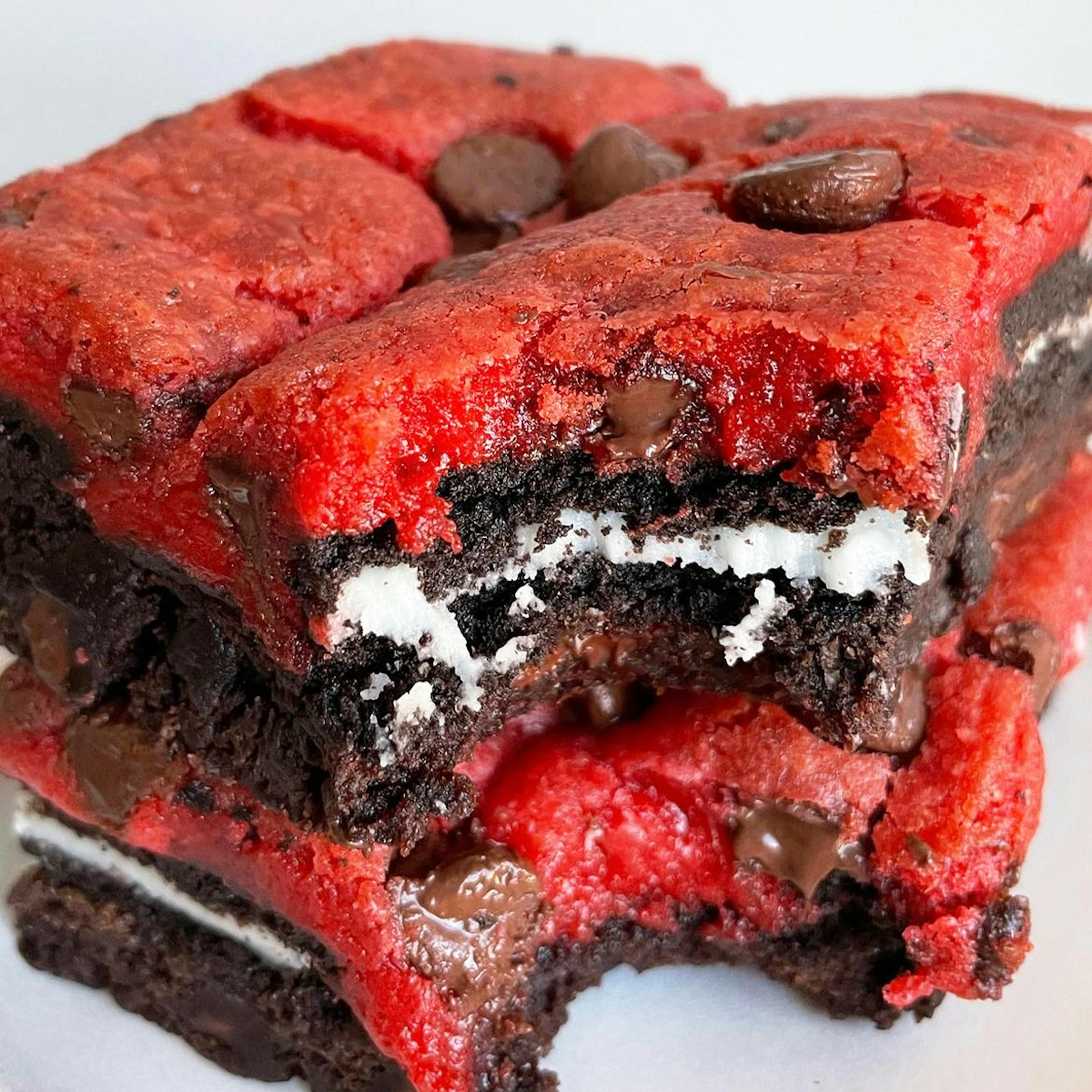 Valentine's Day Brookie Squares by Baked in Color - Alternate image 1