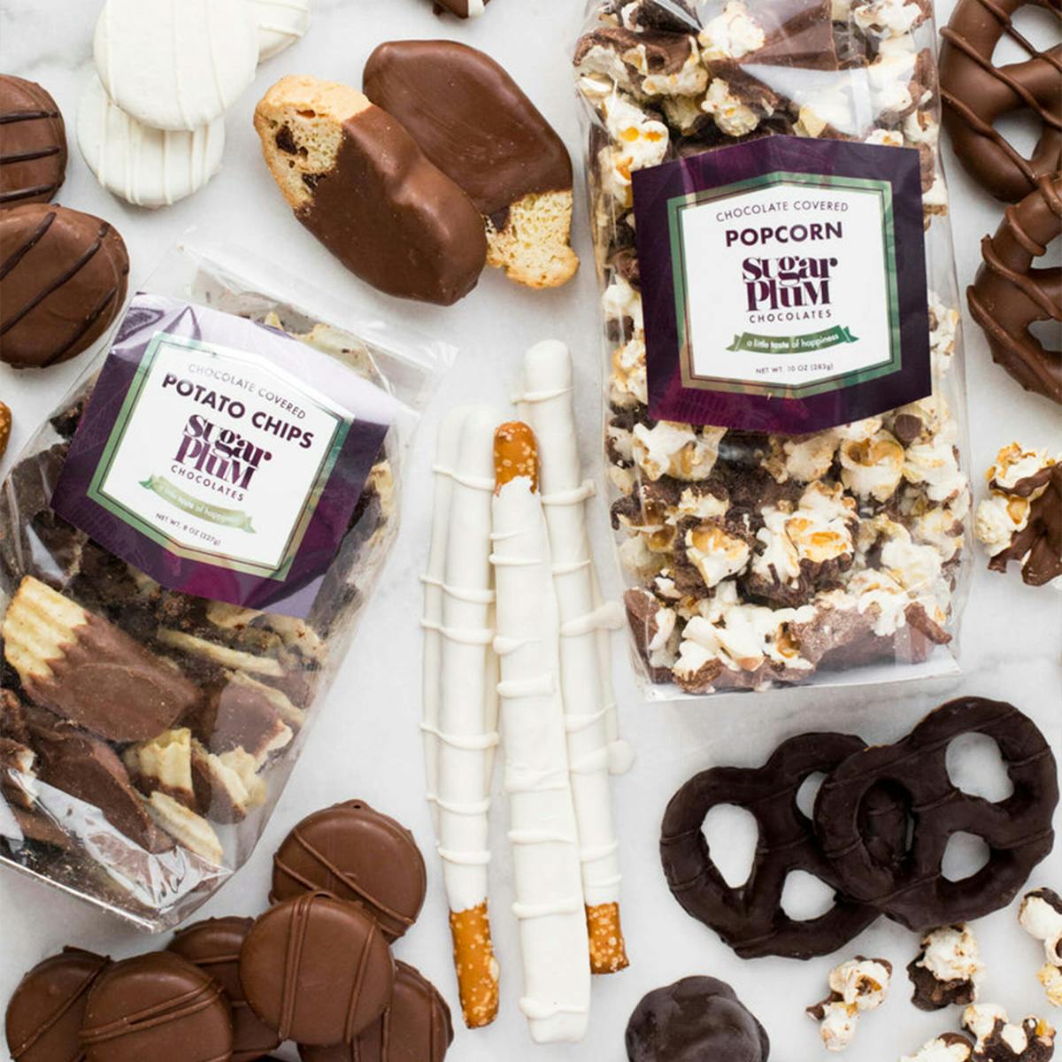 Double Decadence Snack Box by Sugar Plum - Alternate image 1