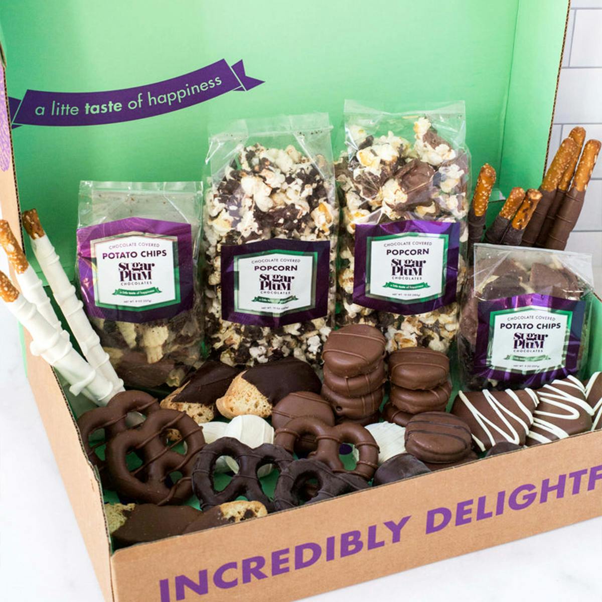 Double Decadence Snack Box by Sugar Plum