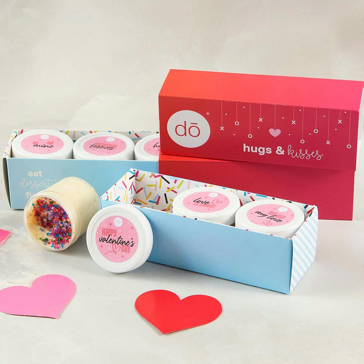 "Love Is Sweet" Cookie Dough Taster Minis - 6 Pack by Cookie DŌ
