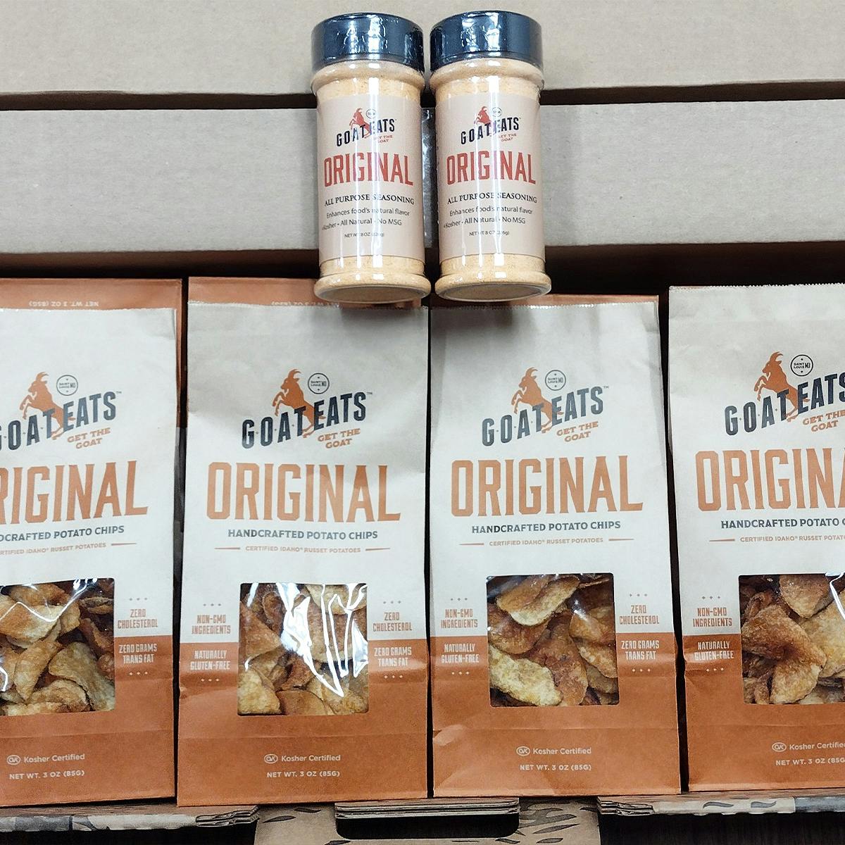 Original Chips & Seasonings Suitcase Sampler by The G.O.A.T. Brand - Alternate image 1