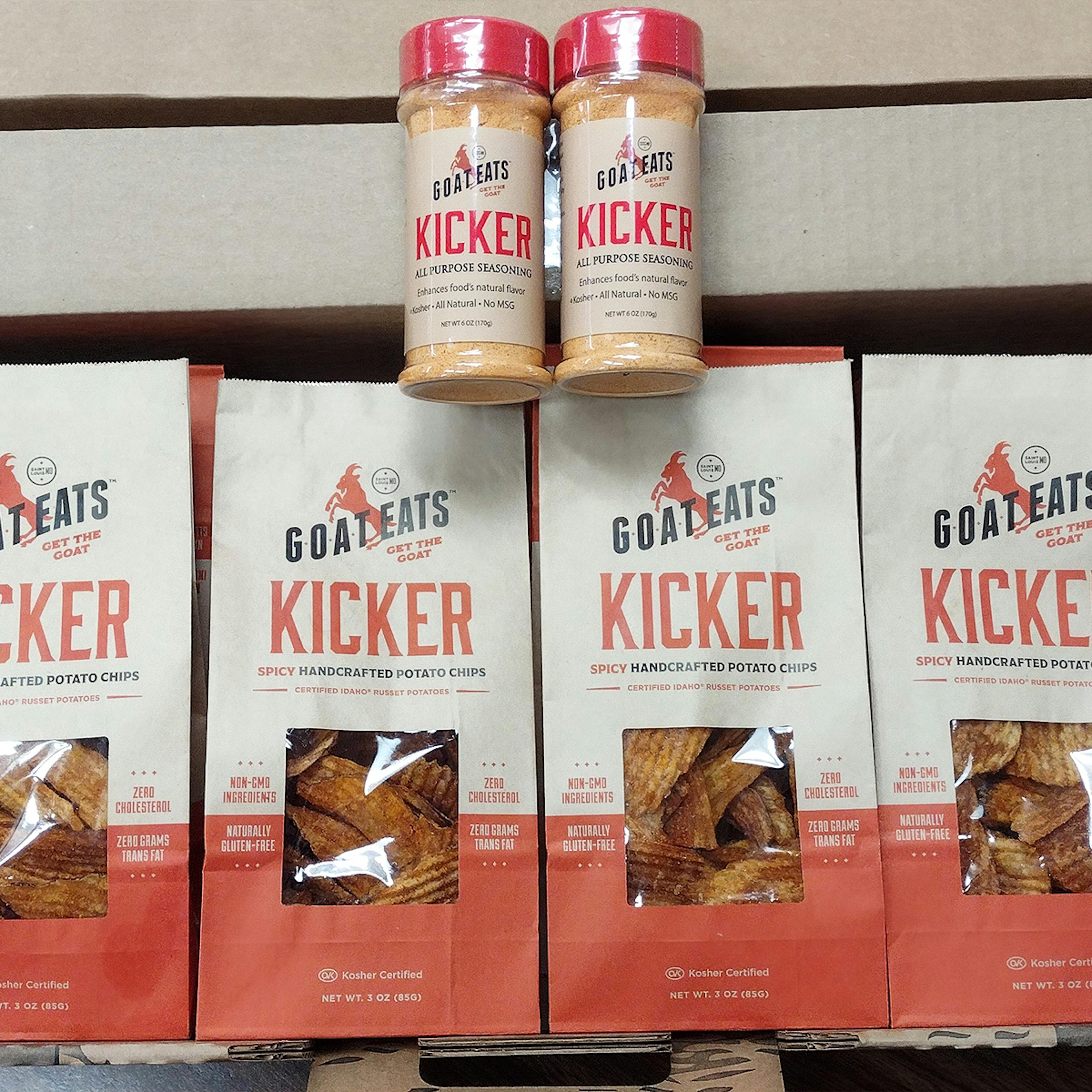 Kicker Chips & Seasonings Suitcase Sampler by The G.O.A.T. Brand - Alternate image 1