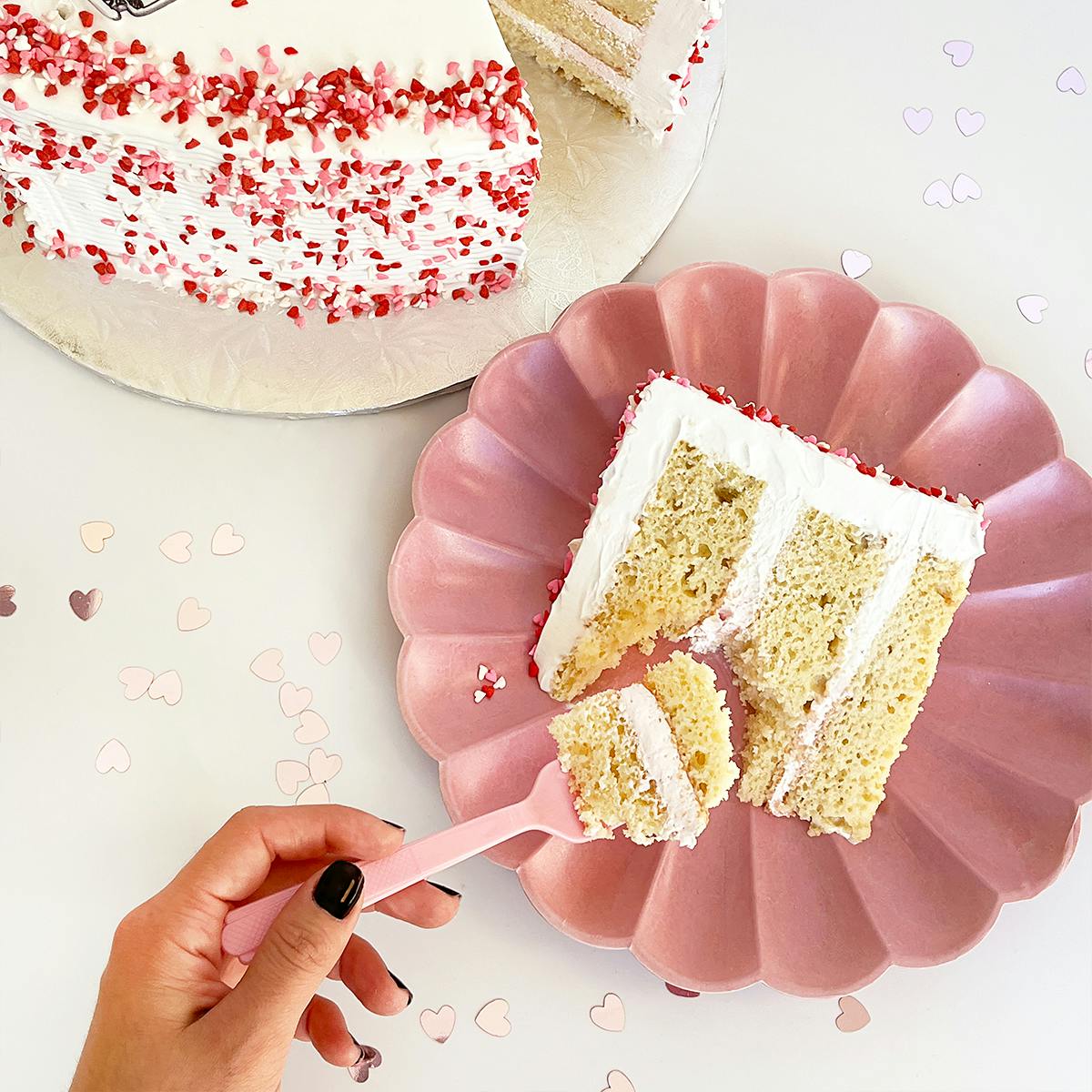 Heart Tres Leches Cake by El Bolillo Bakery - Alternate image 2