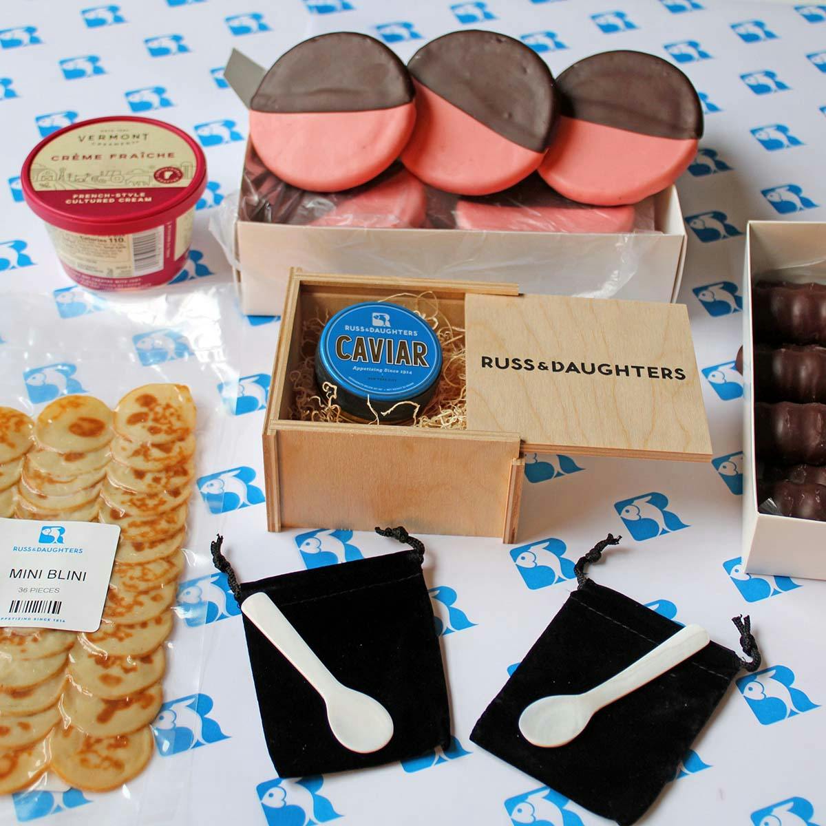 Valentine's Day Caviar & Sweets Gift Set by Russ & Daughters - Alternate image 1