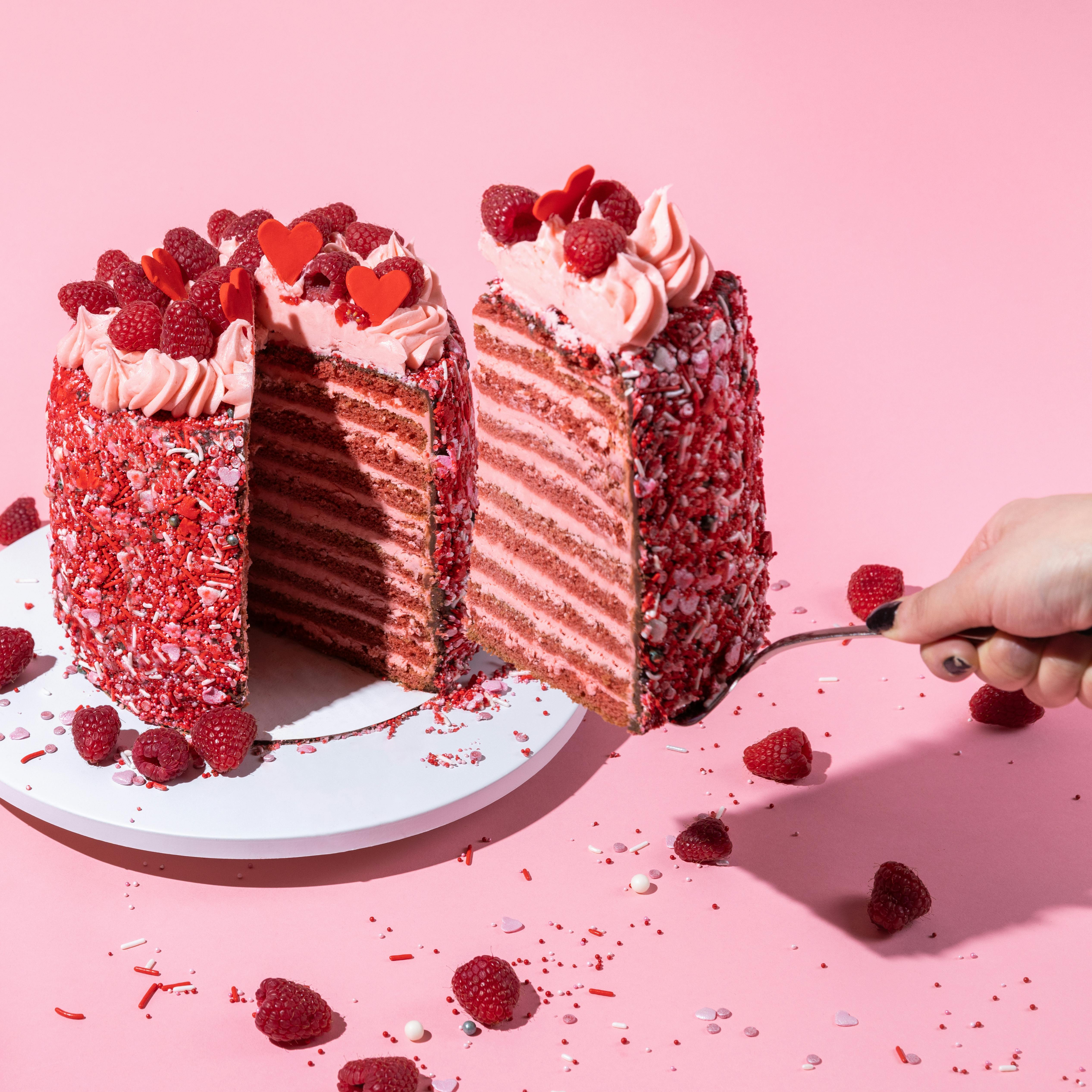 20 Layer Valentine's Day Red Velvet Cake by LAVO - Alternate image 3