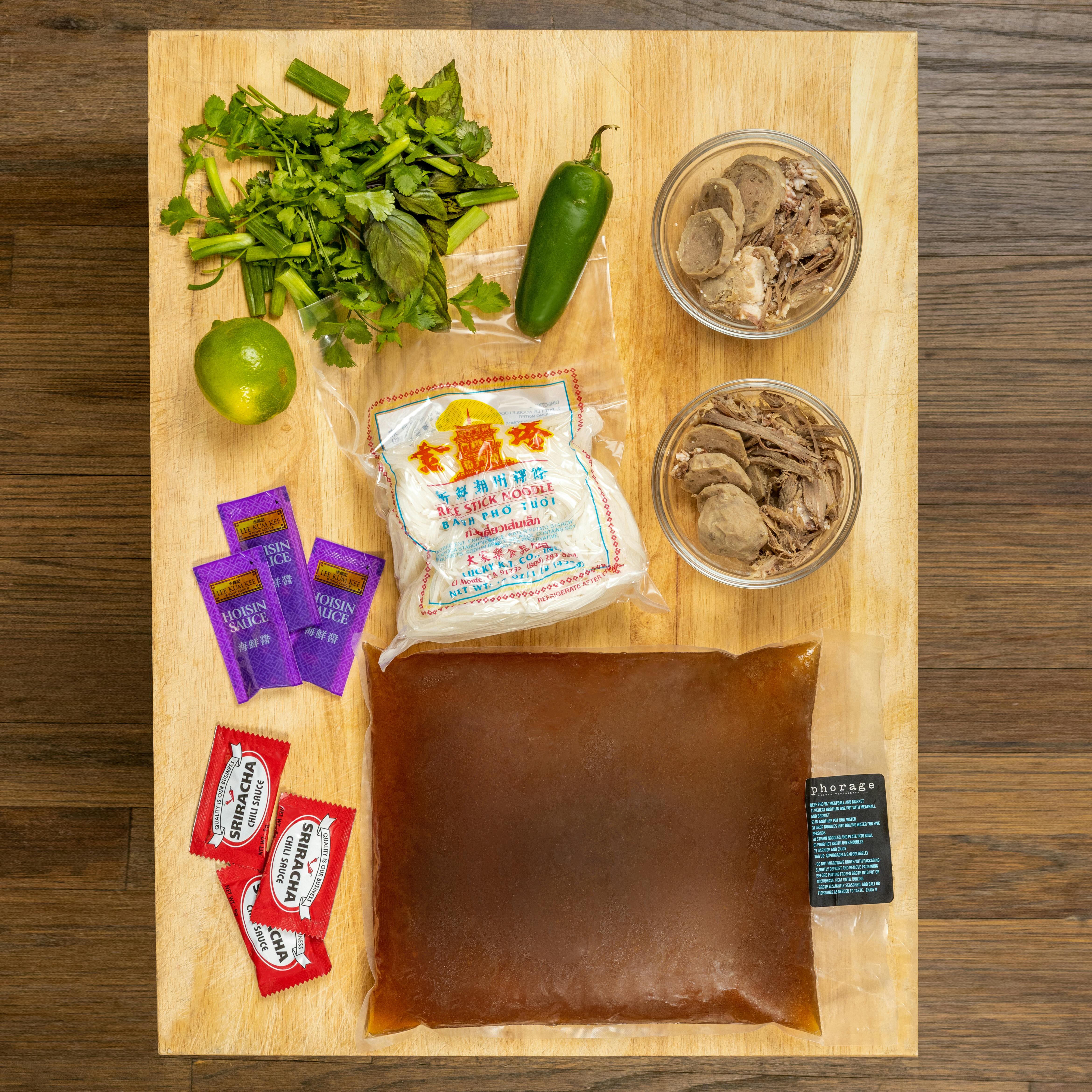 Beef & Chicken Pho Combo Kit for 4 by Phorage - Alternate image 3