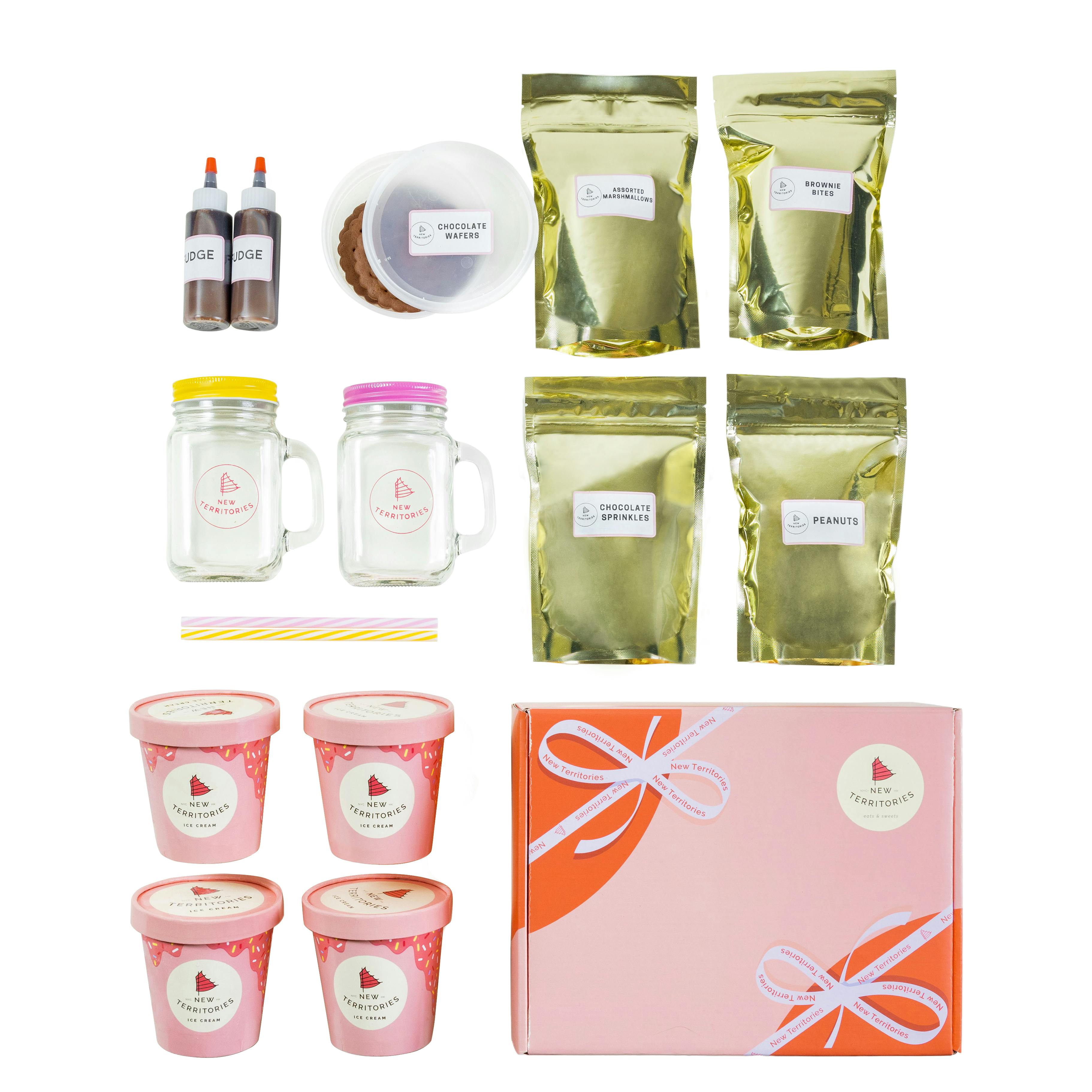 Make Your Own Milkshake Kit - Selection of mix treats and Jar included, a  Perfect Gift for Kids