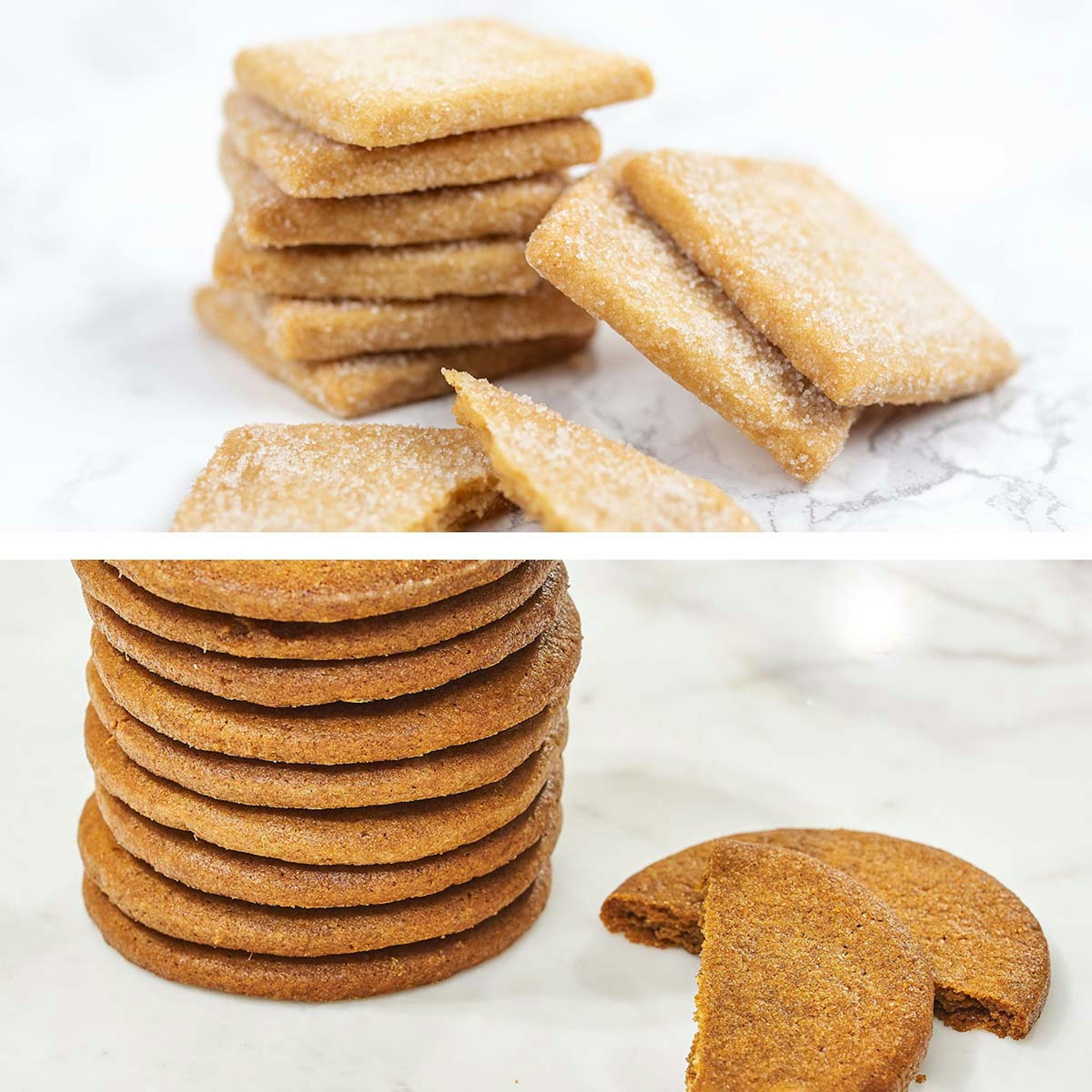 Gingersnap + Sable Cookie Combo - 24 Pack by Flour Bakery + Cafe