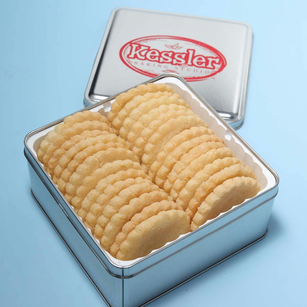 Mini Lemon Shortbread Cookies - 28 Pack by Kessler Baking Studio - Alternate image 1