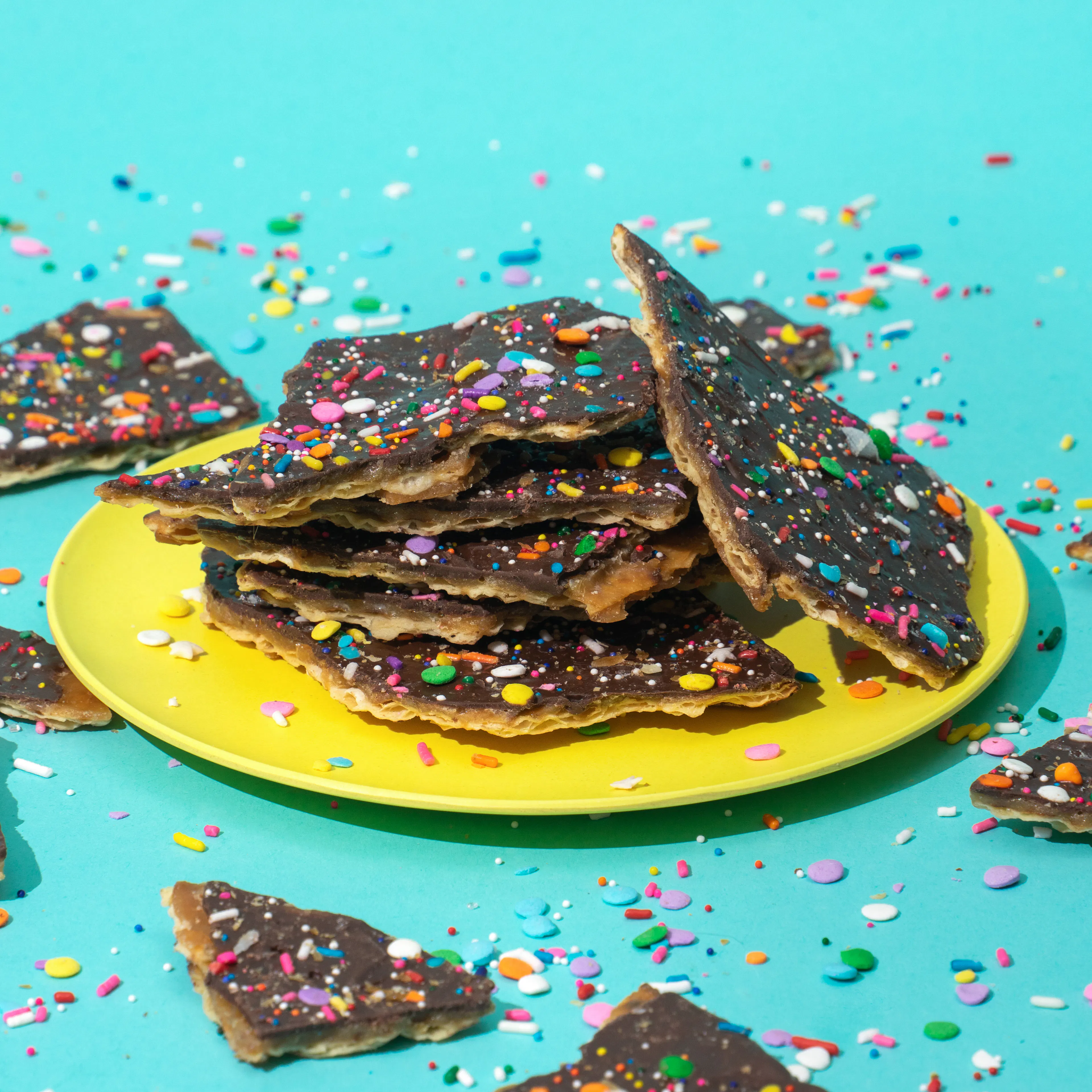 Rainbow Matzo Crunch by Jake Cohen