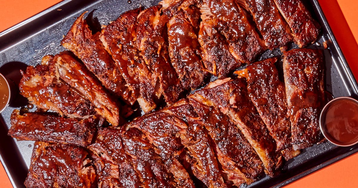 Restaurant Five Spice Spare Ribs Se Klong Moo Op Pork Spare Ribs