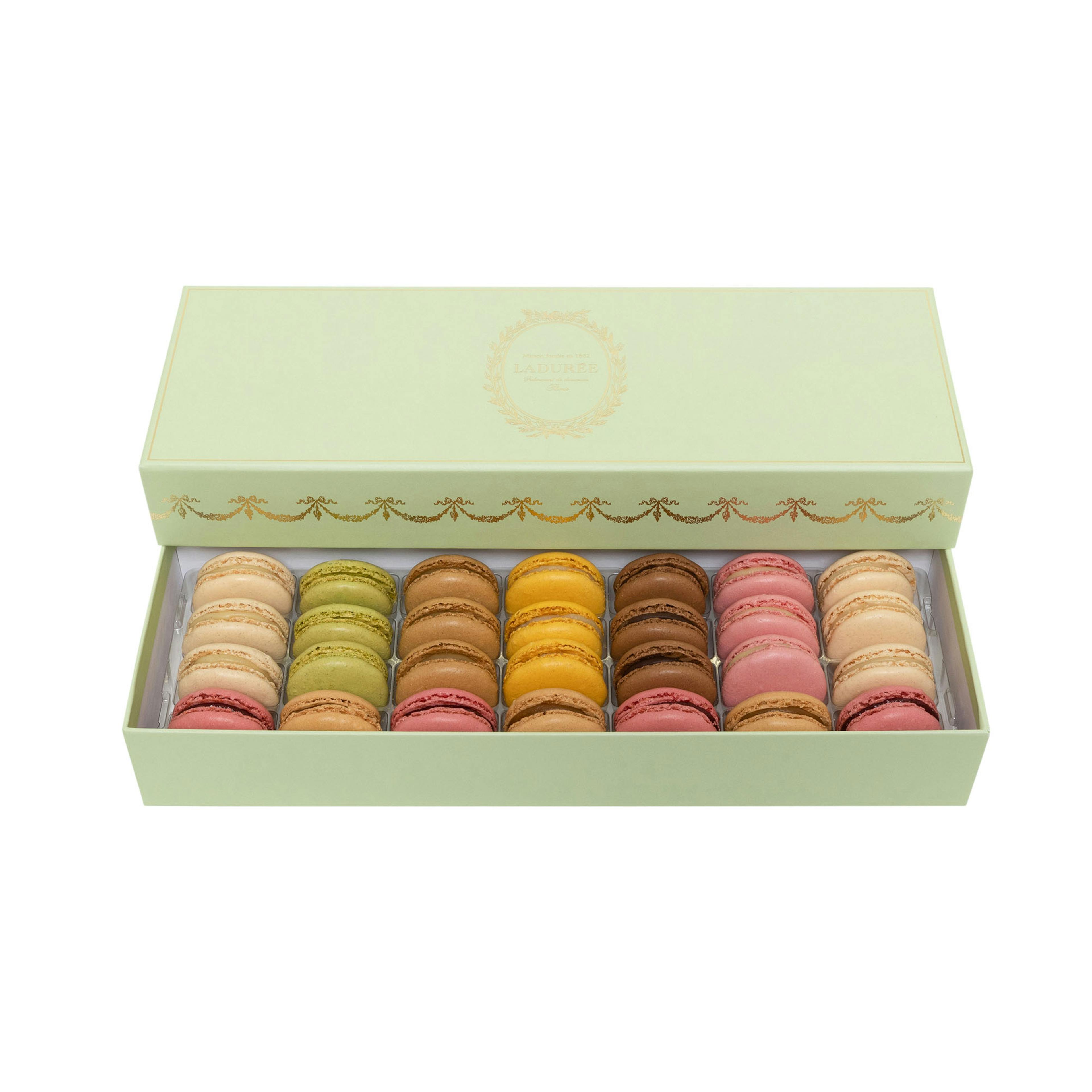 Intemporel - Box of 28 Macarons by Ladurée Paris - Alternate image 1
