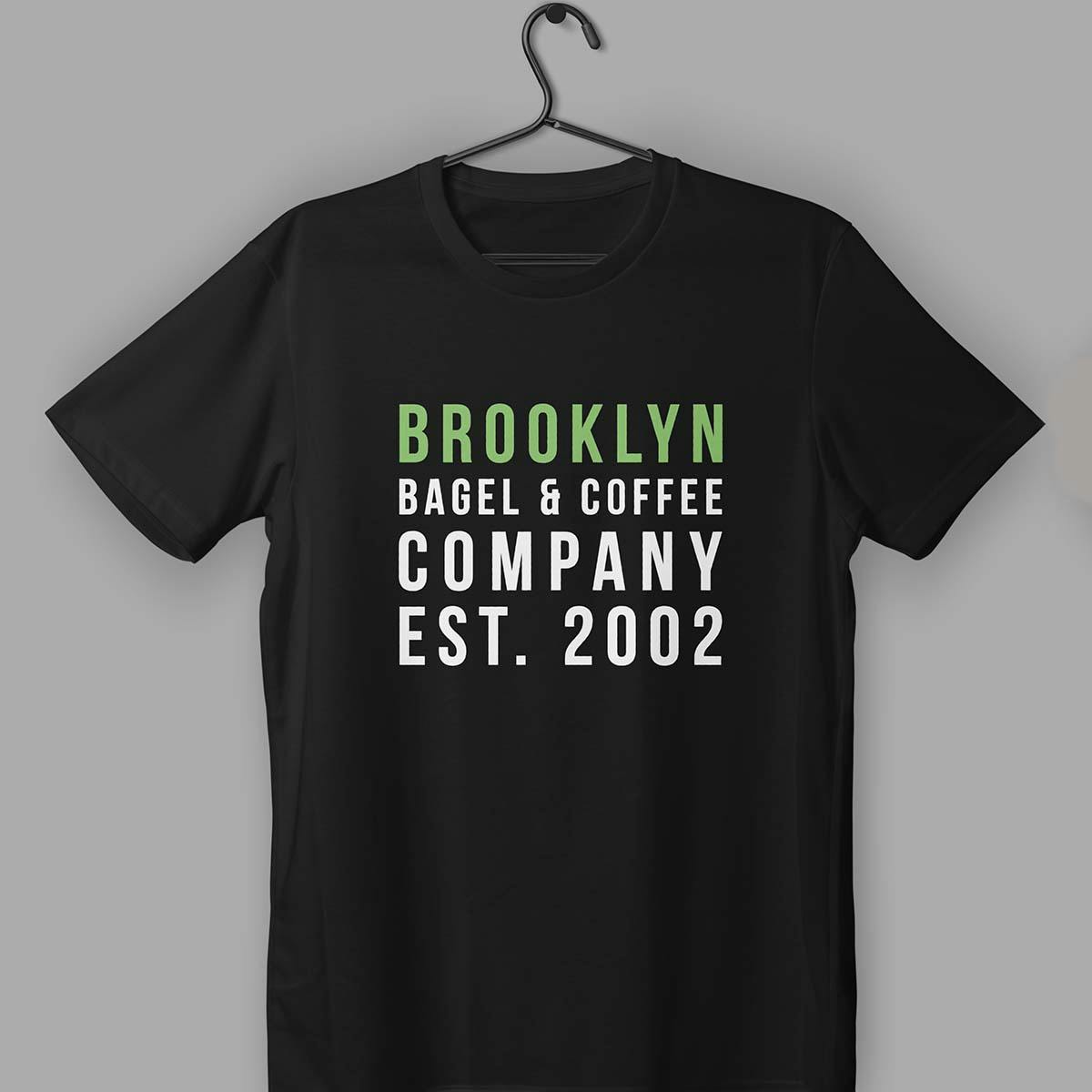 Logo "Est. 2002" T-Shirt by Brooklyn Bagel