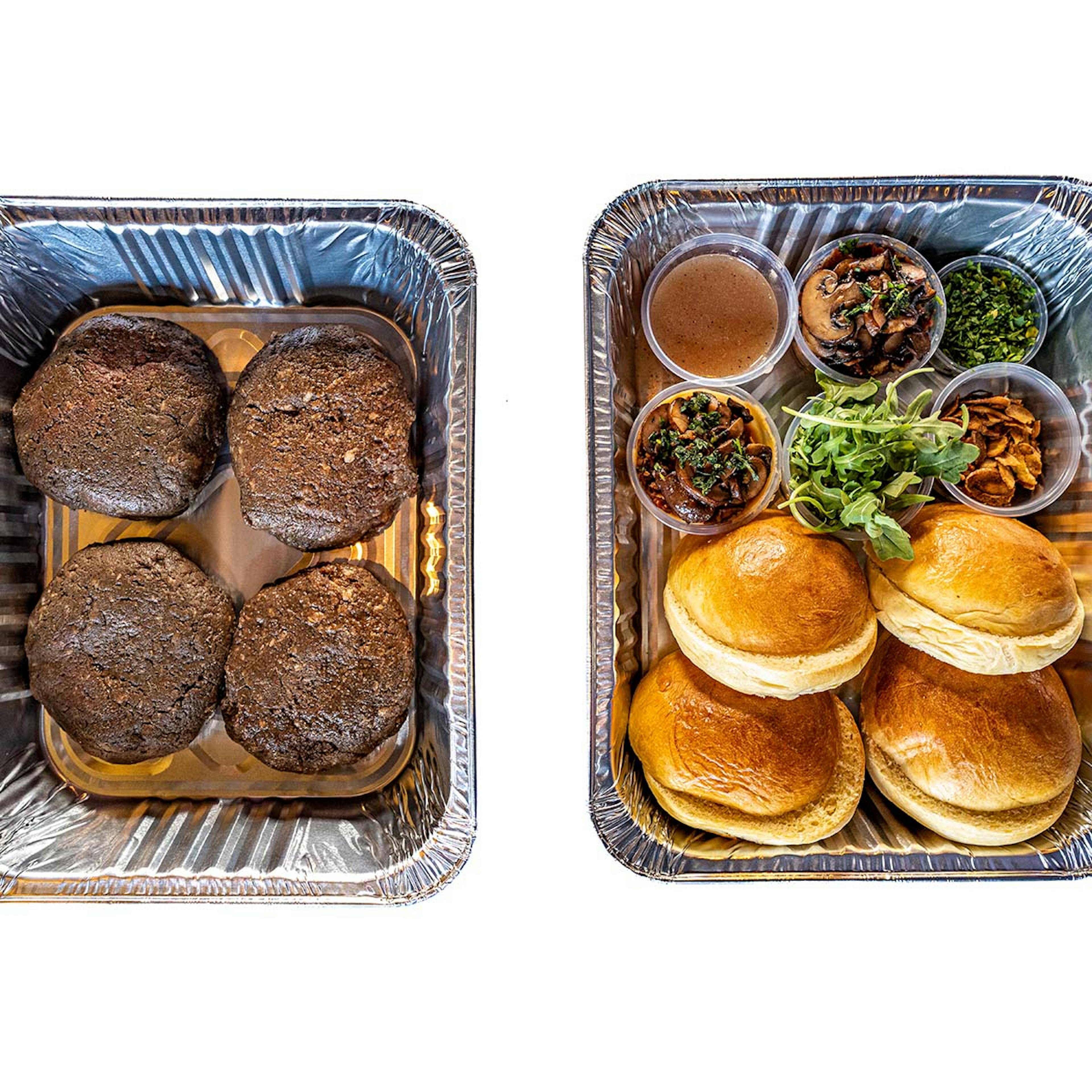 Filet Mignon Burger with Sauce Diane + Duck Fat Potatoes Kit for 4 by Edwin's Restaurant - Alternate image 2